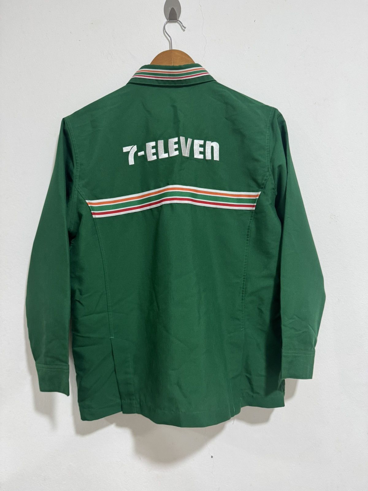 Japanese Brand × Uniform Wares × Vintage 7-Eleven Japan Green Uniform Size US M / EU 48-50 / 2 - 6 Thumbnail