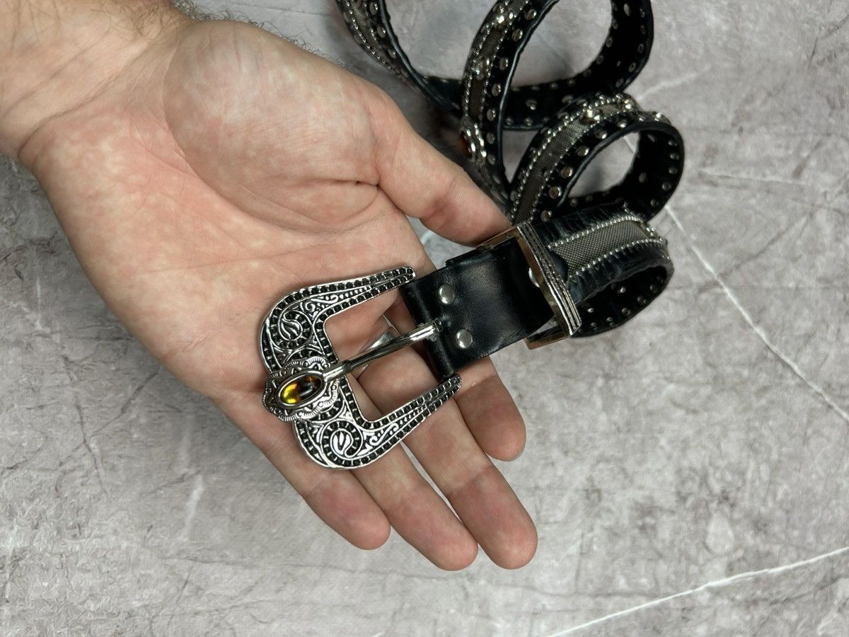 Hysteric Glamour Vintage Belts Y2K Bb.Simon Style Punk leather belt Japanese Size ONE SIZE - 5 Thumbnail