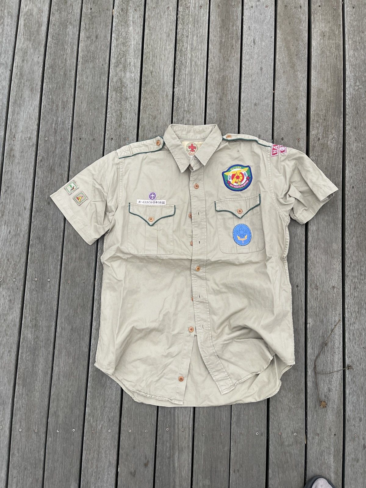 ralph lauren vintage japanese camp shirt
