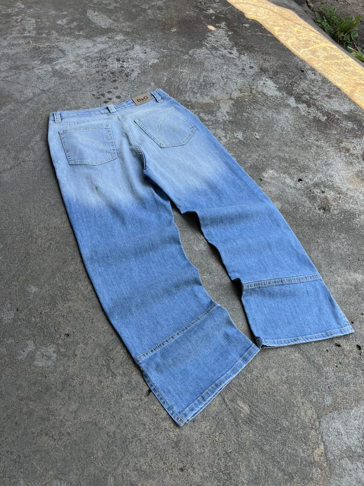 Dolce & Gabbana Crazy Vintage Dolce & Gabbana Jeans Logo Y2k Big logo Swag Size 30" / US 8 / IT 44 - 2 Thumbnail