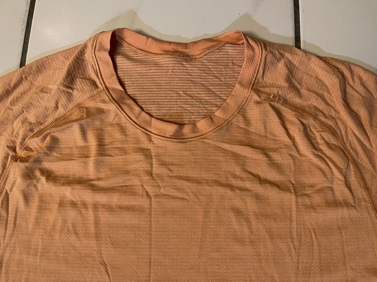 Lululemon Lululemon Mens Orange Movement Is Medicine T-Shirt Medium Size US M / EU 48-50 / 2 - 2 Thumbnail
