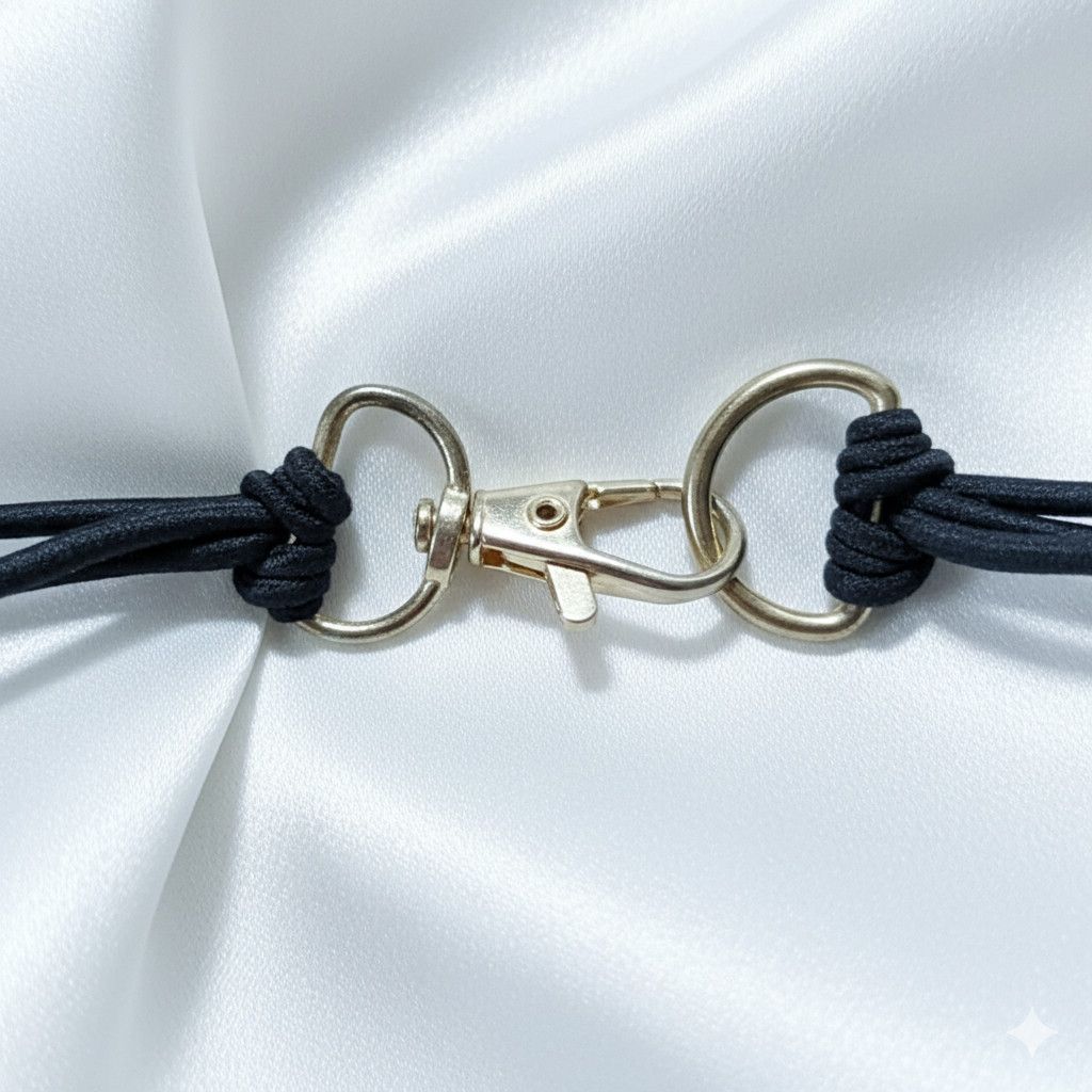 Other Brass 25" Artisan Necklace Tube Pipe on Elastic Cord Lobster Size ONE SIZE - 7 Thumbnail
