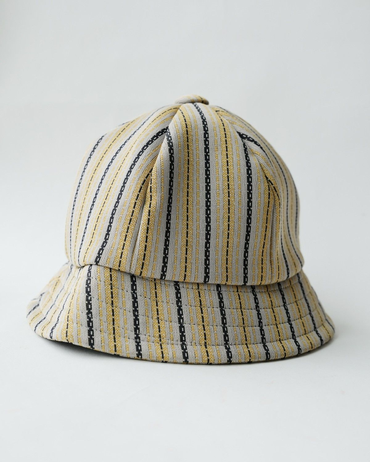 Needles Needles Bermuda Hat Bucket Hat Large Polyester Ylw Stripe Size ONE SIZE - 4 Thumbnail