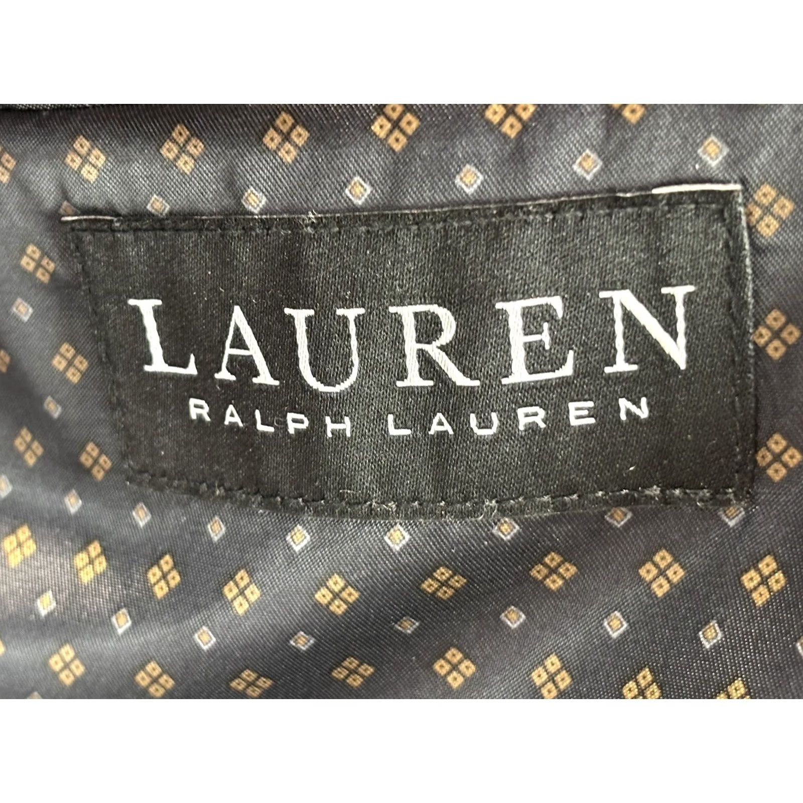 Ralph Lauren Lauren Ralph Lauren Black Label Blazer Sport Coat Mens 48R Wool Cashmere Charcoal Solid 2-Button 4-Button Vintage No Mens Size 48R - 7 Thumbnail