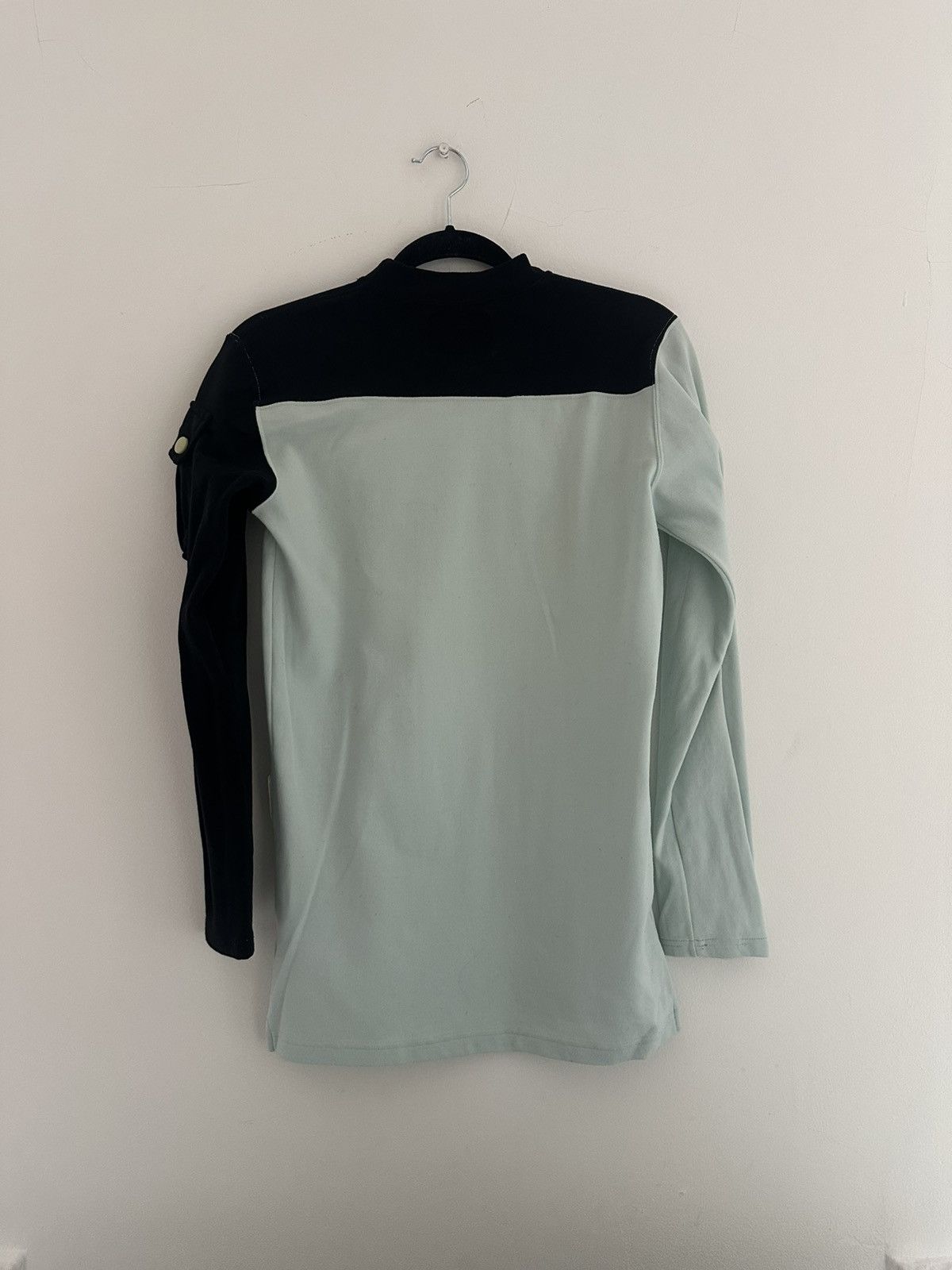 W&LT W&LT Lenticular Swan Appliqué Asymmetrical Black/Blue Shirt Size US M / EU 48-50 / 2 - 5 Thumbnail