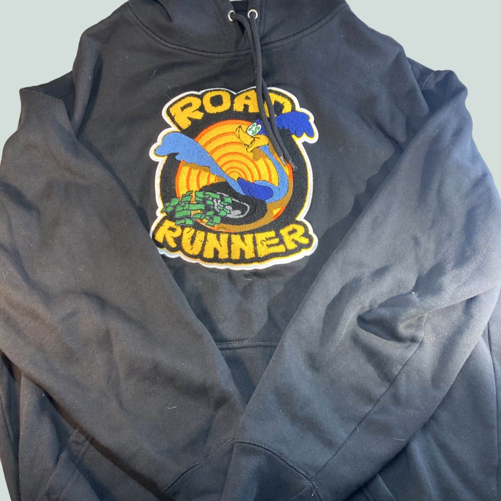 Vintage Men Hoodie 2XL Black Roadrunner Pullover Mens Size US XXL / EU 58 / 5 - 1 Thumbnail