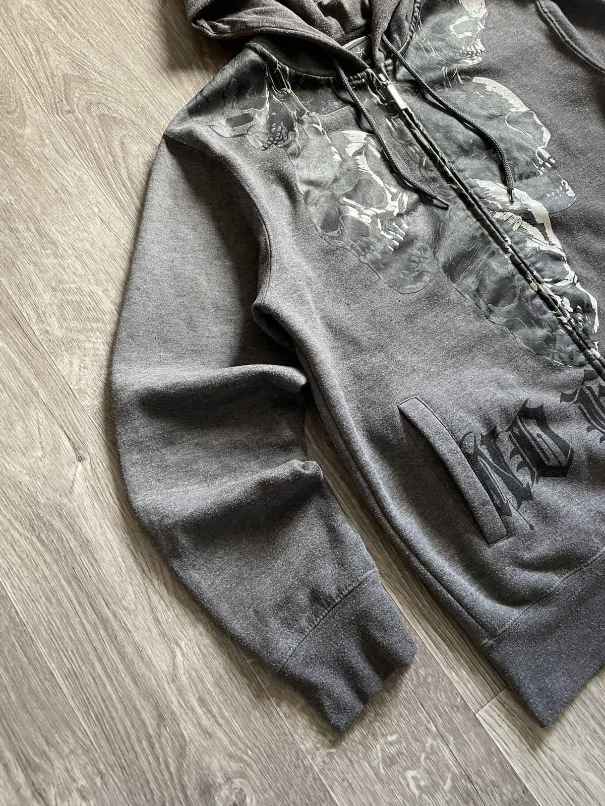 No Fear Vintage No Fear Skulls Graphic Print Zip Up Hoodie Y2K Rap Size US M / EU 48-50 / 2 - 5 Thumbnail