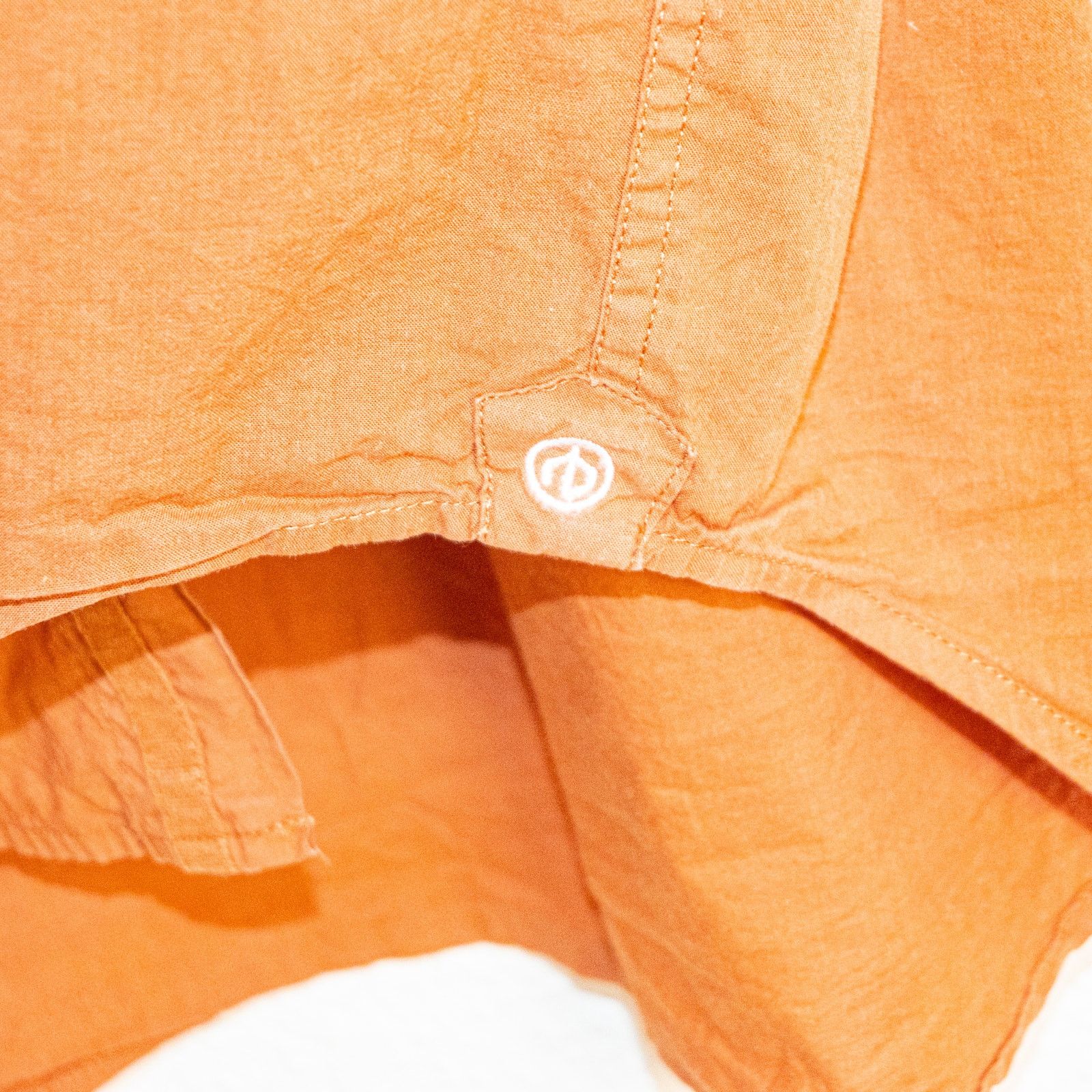 Rag & Bone Rag & Bone NY Medium Short Sleeve Button down Shirt Orange Size US M / EU 48-50 / 2 - 5 Thumbnail