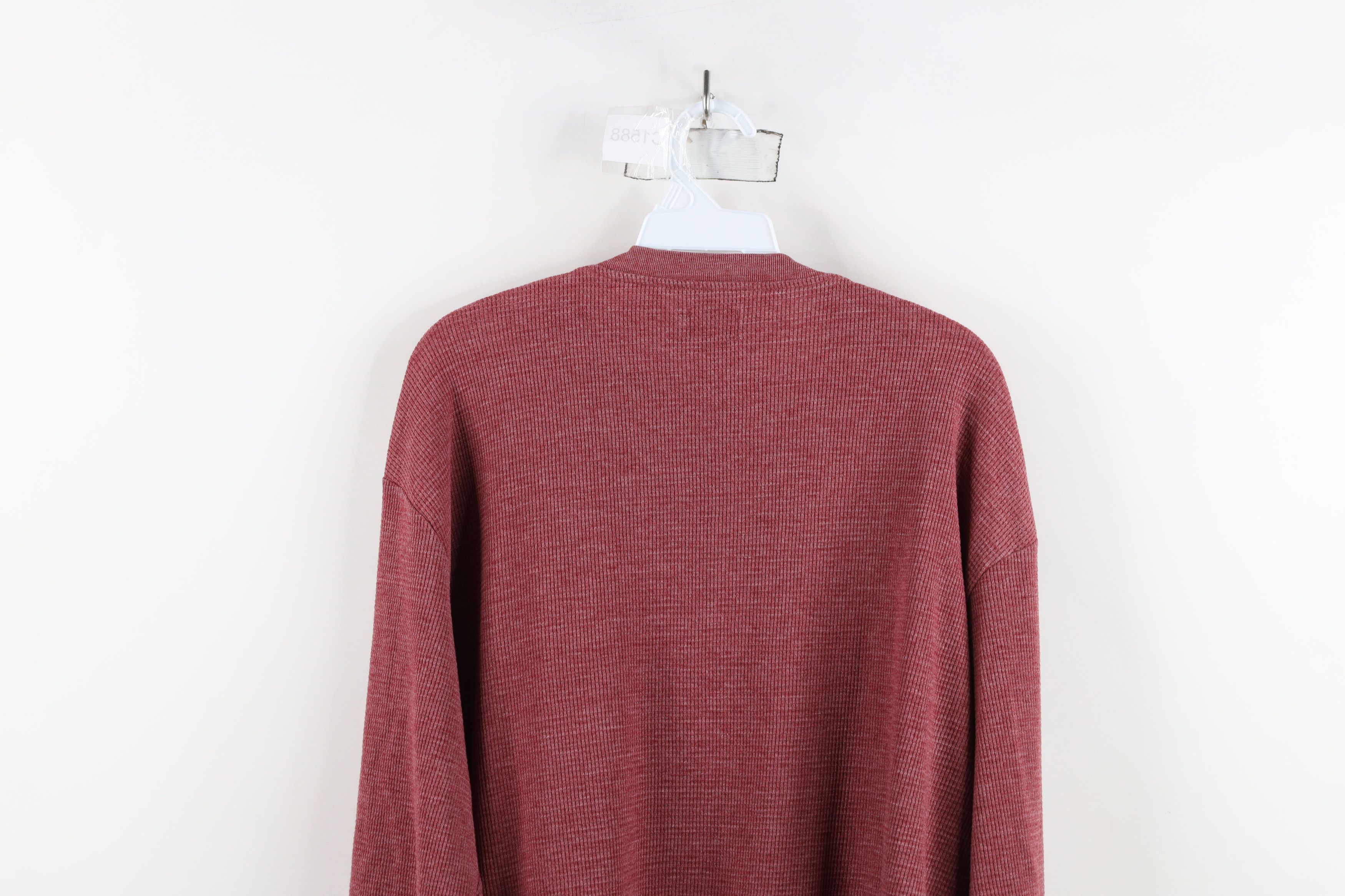 Vintage Vintage Y2K Streetwear Waffle Long Sleeve Henley T-Shirt Size US XXL / EU 58 / 5 - 12 Thumbnail