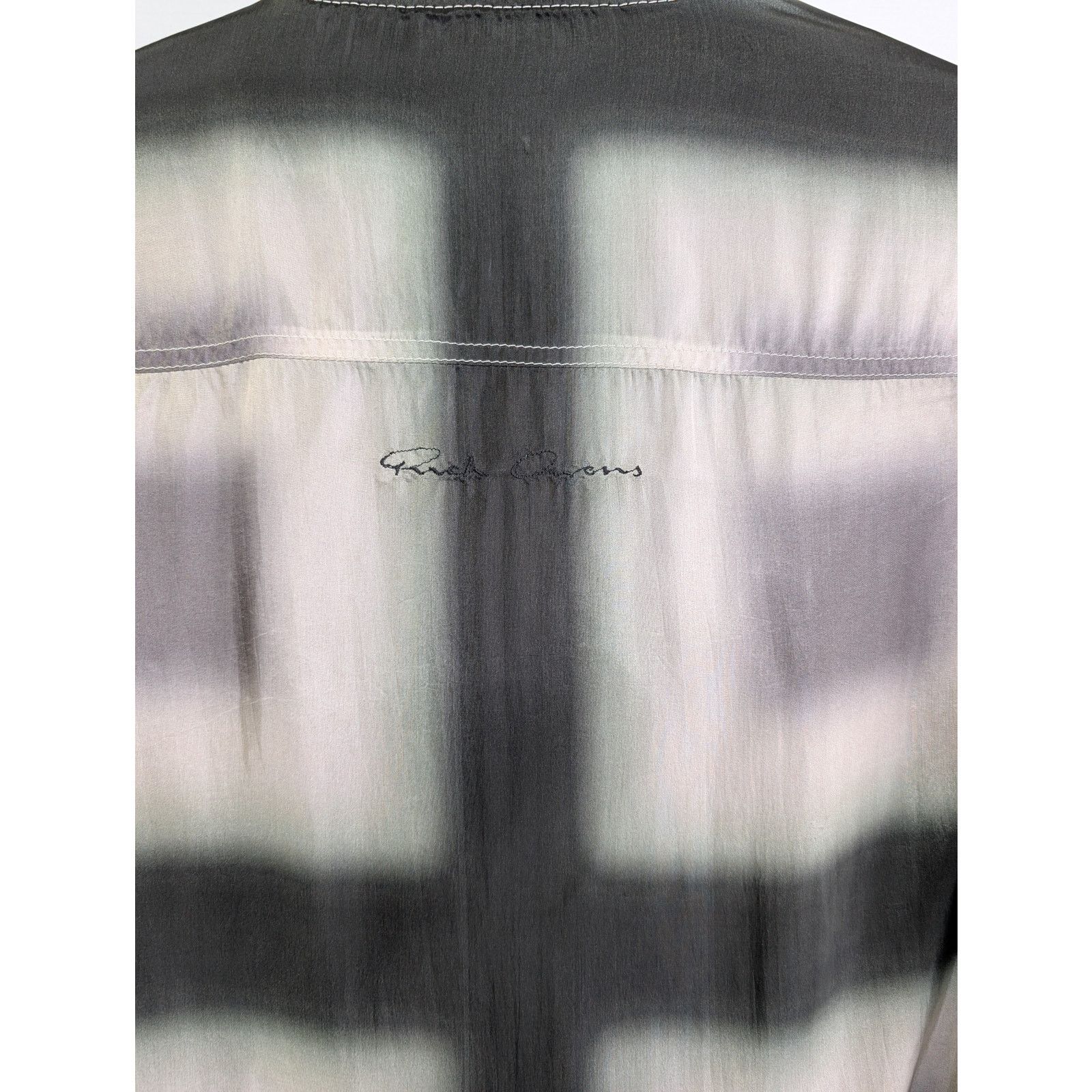 Rick Owens o1rshd1 Reversible Flight Jacket in Black/Black Plaid Size US M / EU 48-50 / 2 - 21 Thumbnail