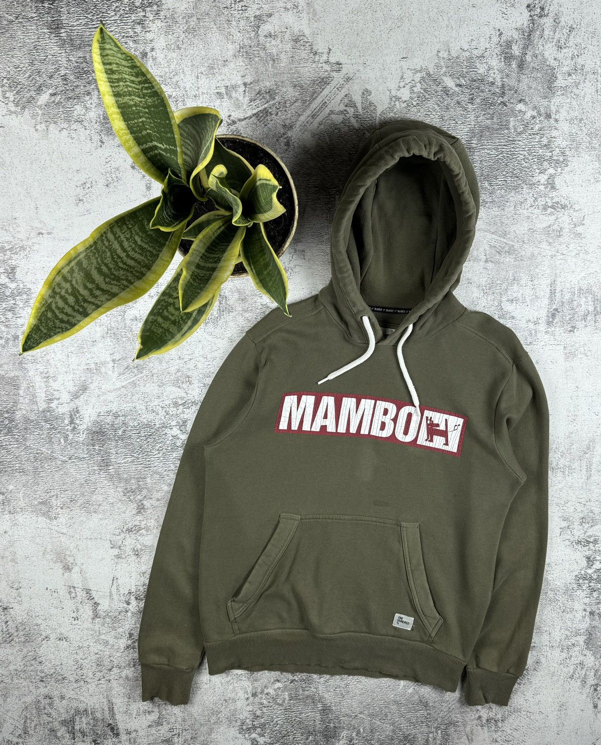 Mambo Mambo Distressed Dog logo Retro Surf Wear Skate Green Hoodie Size US S / EU 44-46 / 1 - 1 Thumbnail