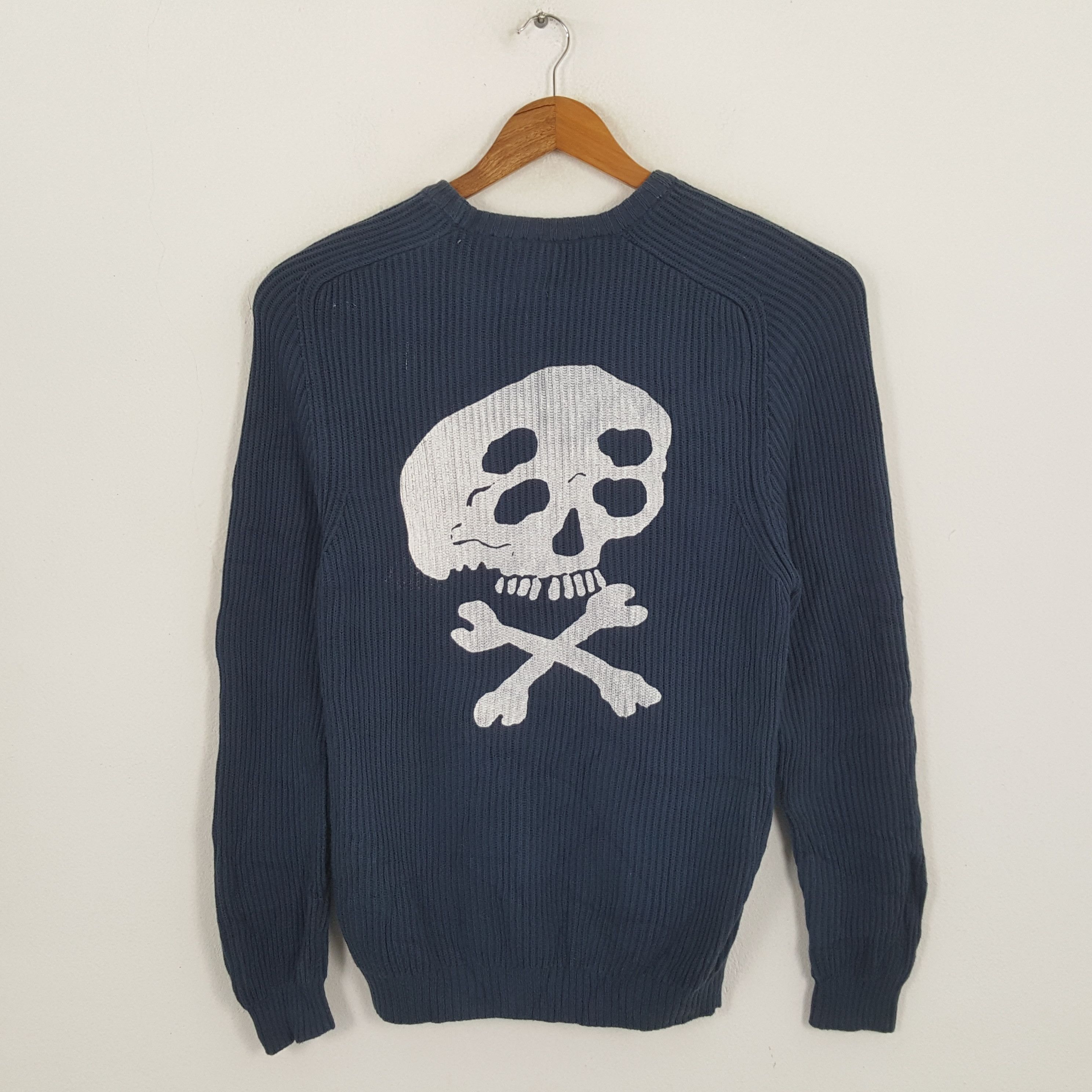 Vintage × Zara Vintage ZARA x SKULLS Japanese Style Custom Knitwear Size US S / EU 44-46 / 1 - 1 Thumbnail