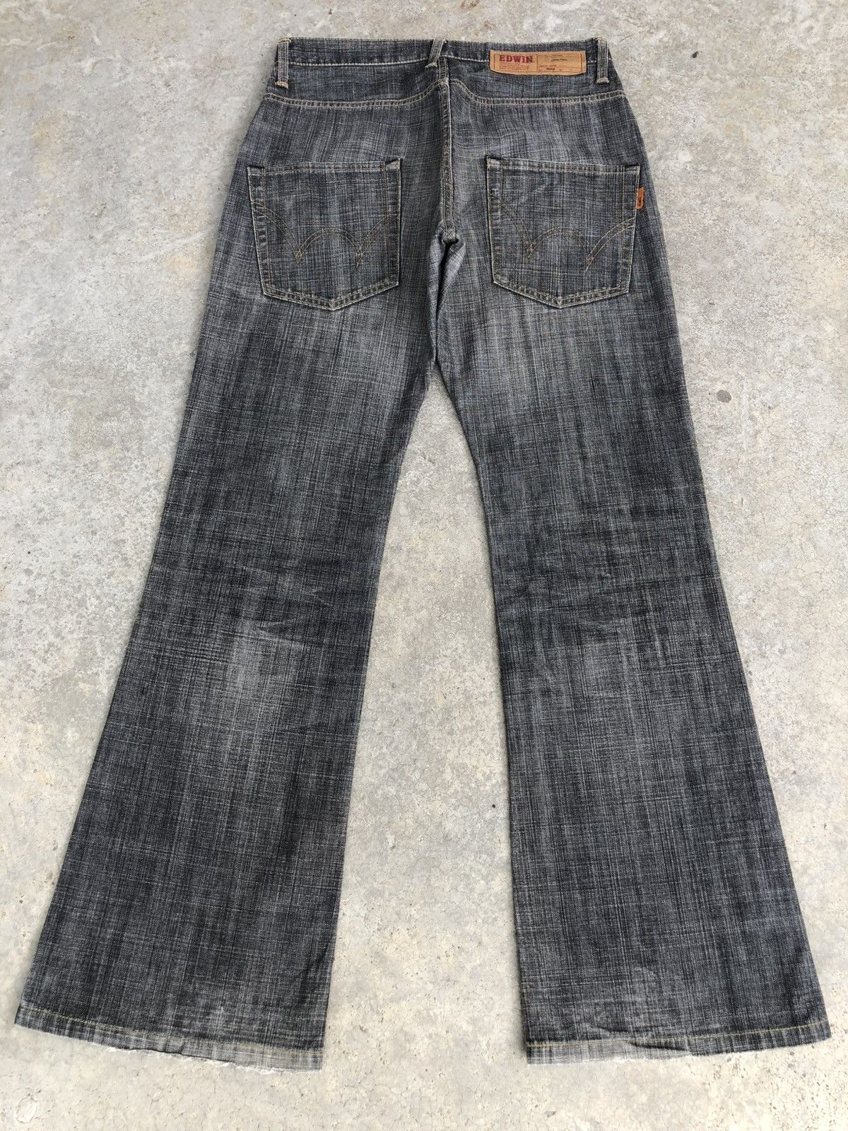 If Six Was Nine Edwin Flare Jeans Distressed Jeans Loose Size US 31 - 2 Thumbnail
