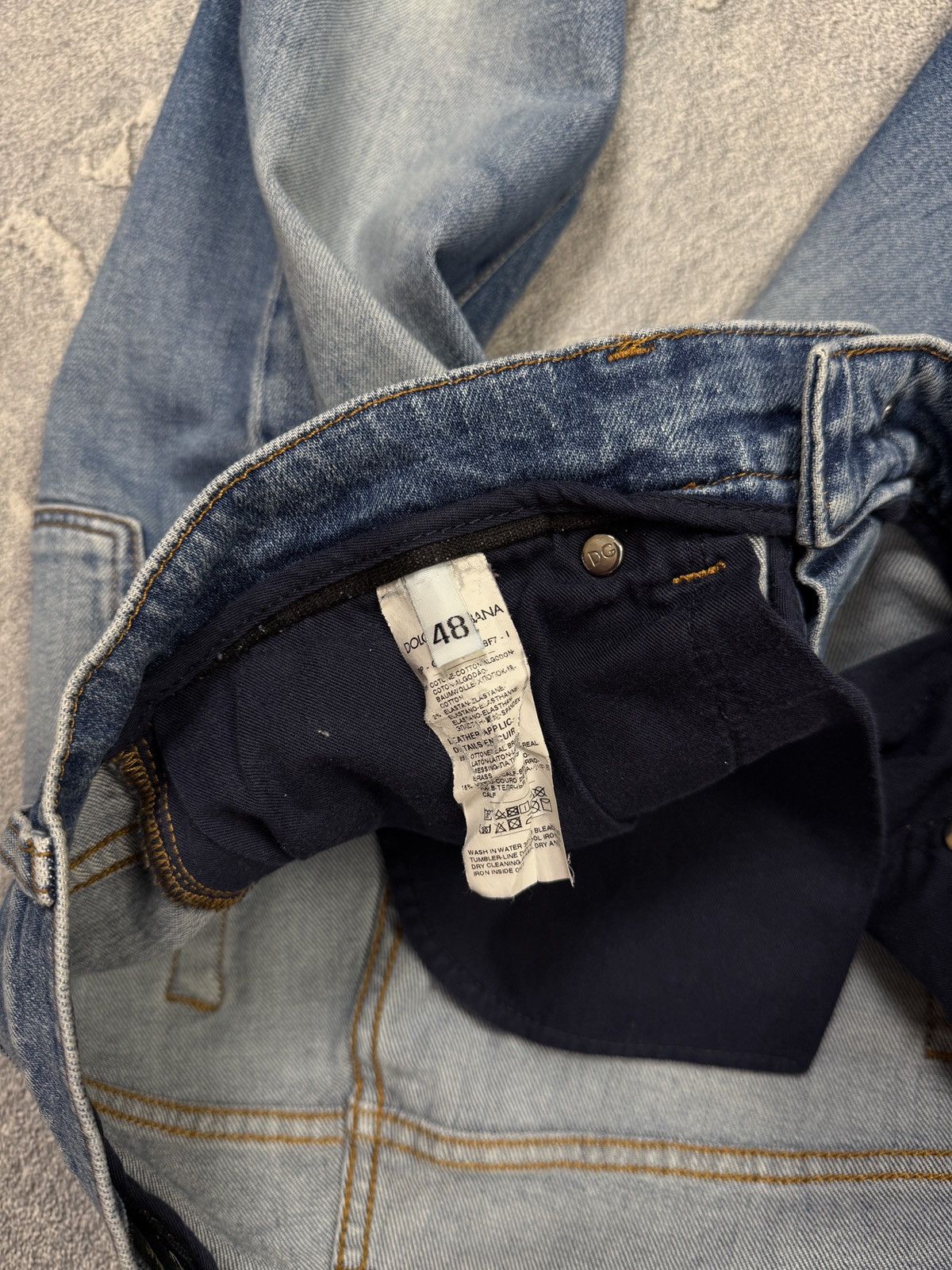 Dolce & Gabbana Dolce & Gabanna Vintage D&G Y2K Denim Jeans Size 34" / US 12 / IT 48 - 15 Thumbnail