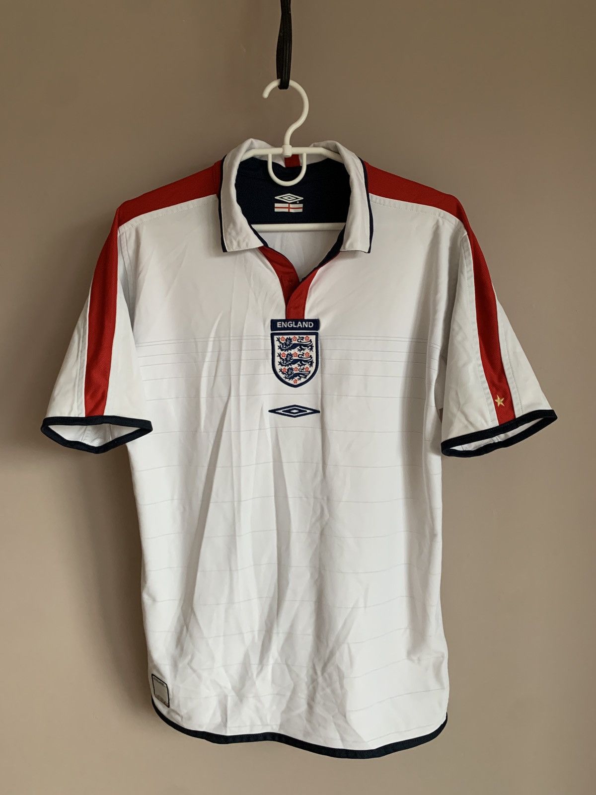 Umbro England 2005 Home Football Shirt Umbro Vintage Soccer Sz S Size US S / EU 44-46 / 1 - 1 Thumbnail