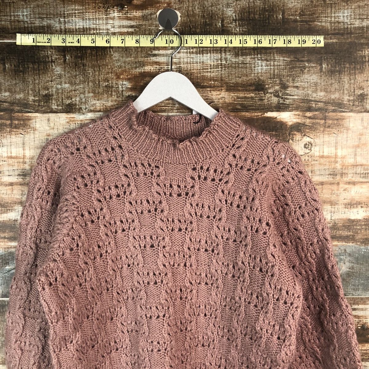 Homespun Knitwear × Japanese Brand Japanese Brand Pink Knitwear #A2279 Size S / US 4 / IT 40 - 5 Thumbnail