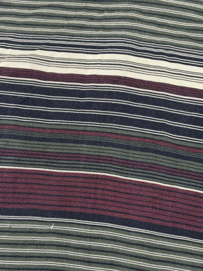 Dolce & Gabbana 2000s Dolce & Gabbana Multicolor Striped Signature Polo Sweater Size M / US 6-8 / IT 42-44 - 8 Thumbnail