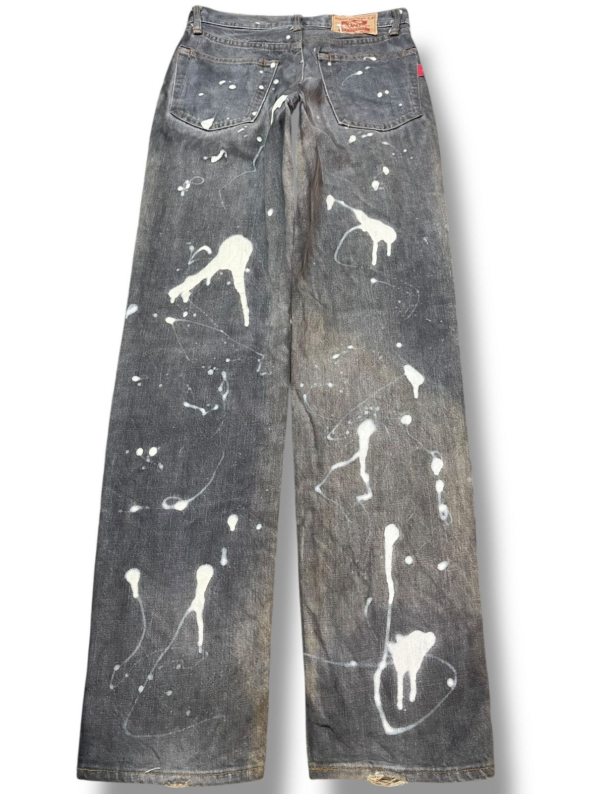 Balmain Vintage West Point Bleach Splatter Denim Size US 28 / EU 44 - 5 Thumbnail