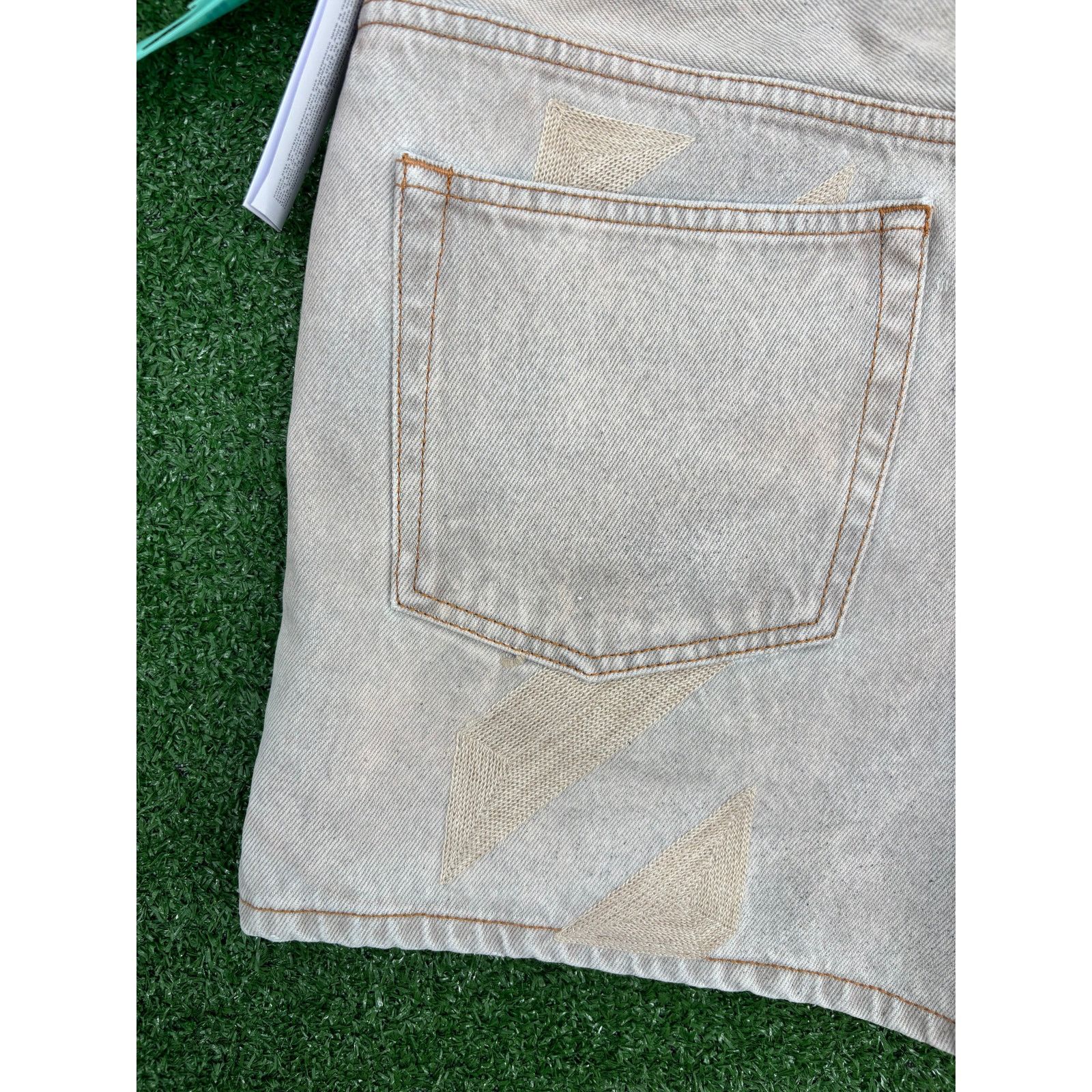 Off-White OFF-WHITE Women's Pink Marbled Shorts Size 27 Size 27" / US 4 / IT 40 - 3 Thumbnail