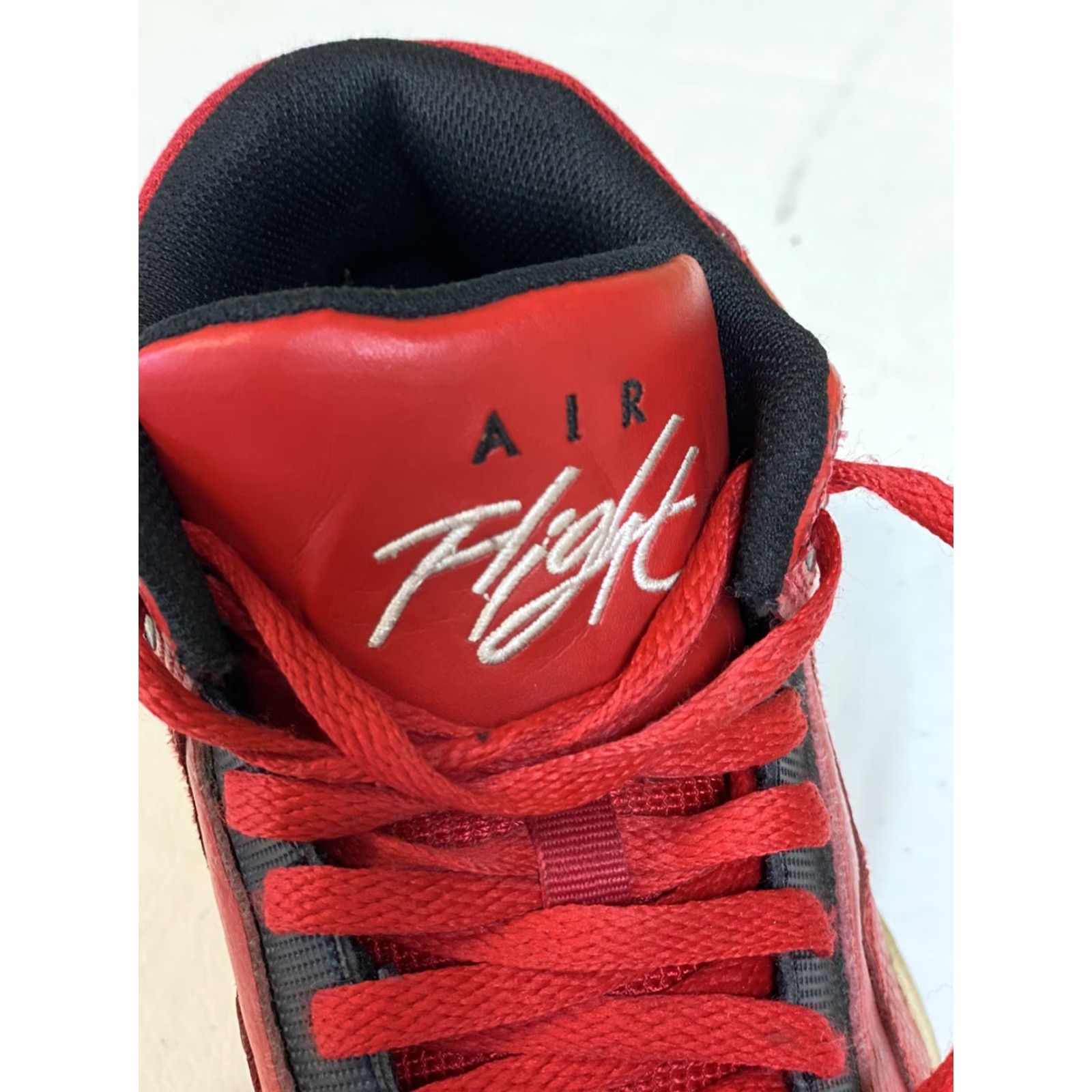 Nike NIKE FLIGHT LEGACY UNIVERSITY RED/WHITE-BLCK BQ4212 600 US MEN SZ 7.5 Sneaker Mens Shoes 7.5 Red University Basketball Nike Flight Legacy Mens Size US 8 / EU 41 - 4 Thumbnail