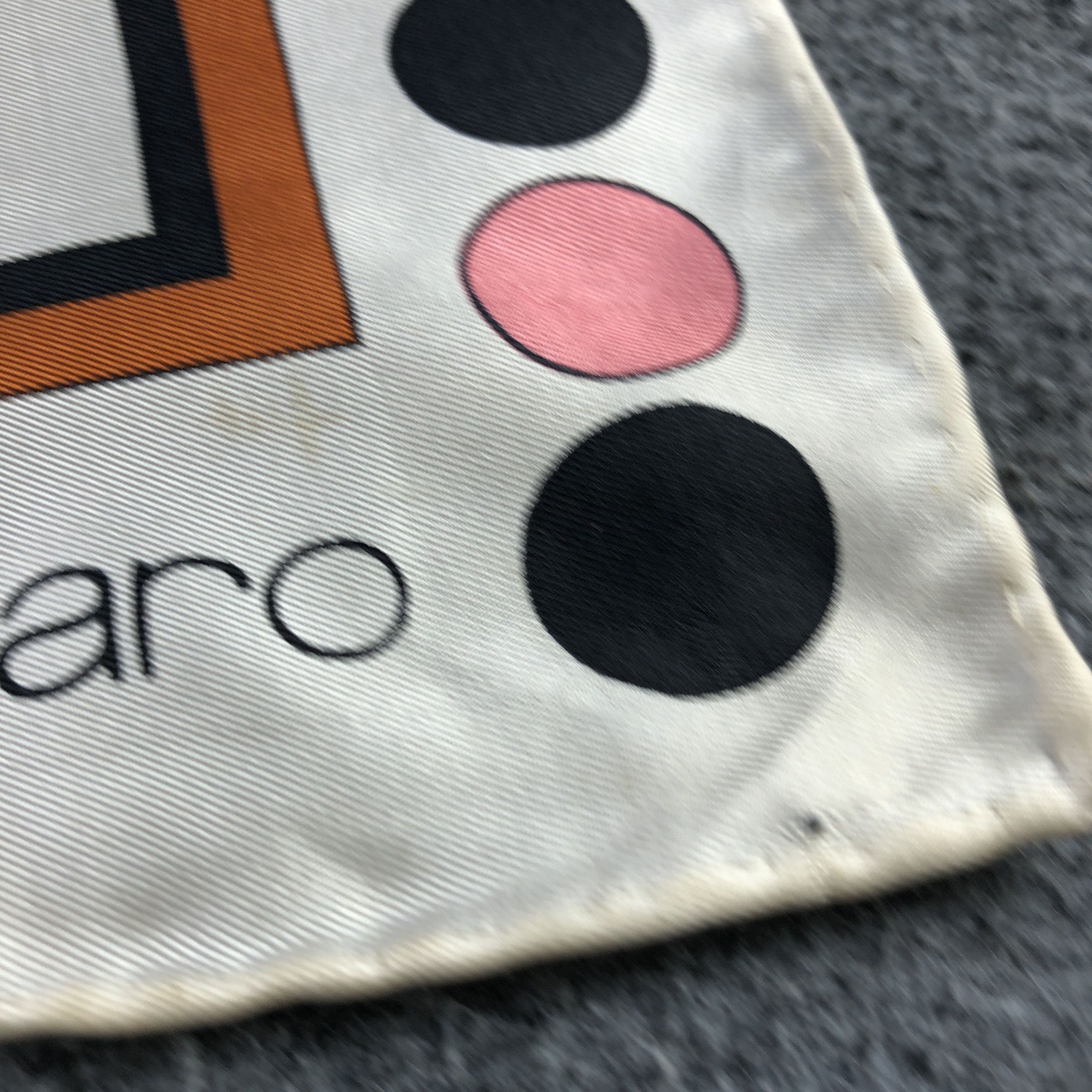 Emanuel Ungaro Emanuel Ungaro Polka Dots Silk Scarf M1406 Size ONE SIZE - 6 Thumbnail