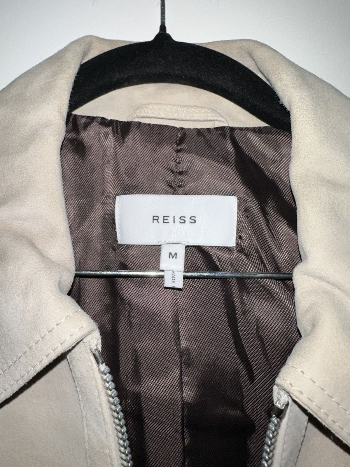 Reiss Reiss Suede Trucker Jacket sz M Size US M / EU 48-50 / 2 - 6 Thumbnail