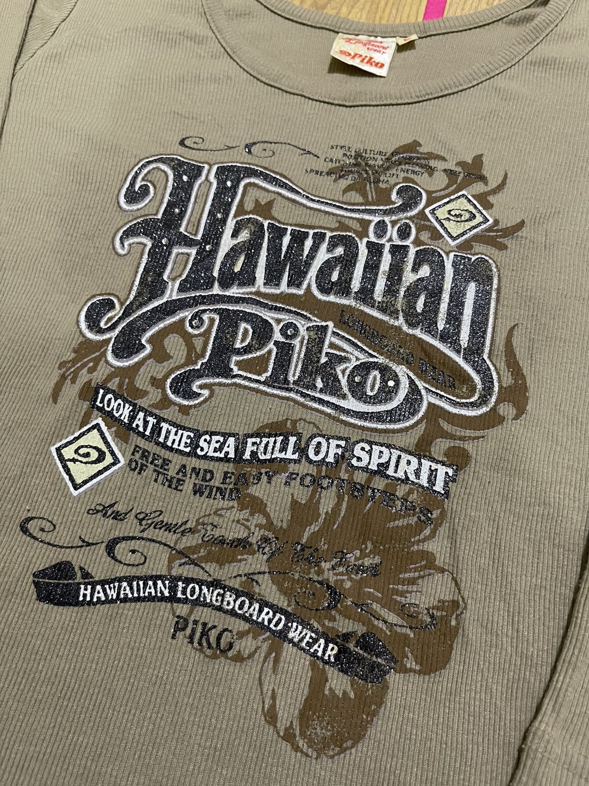 If Six Was Nine Y2K HAWAIIAN PIKO long tshirt women Size S / US 4 / IT 40 - 3 Thumbnail