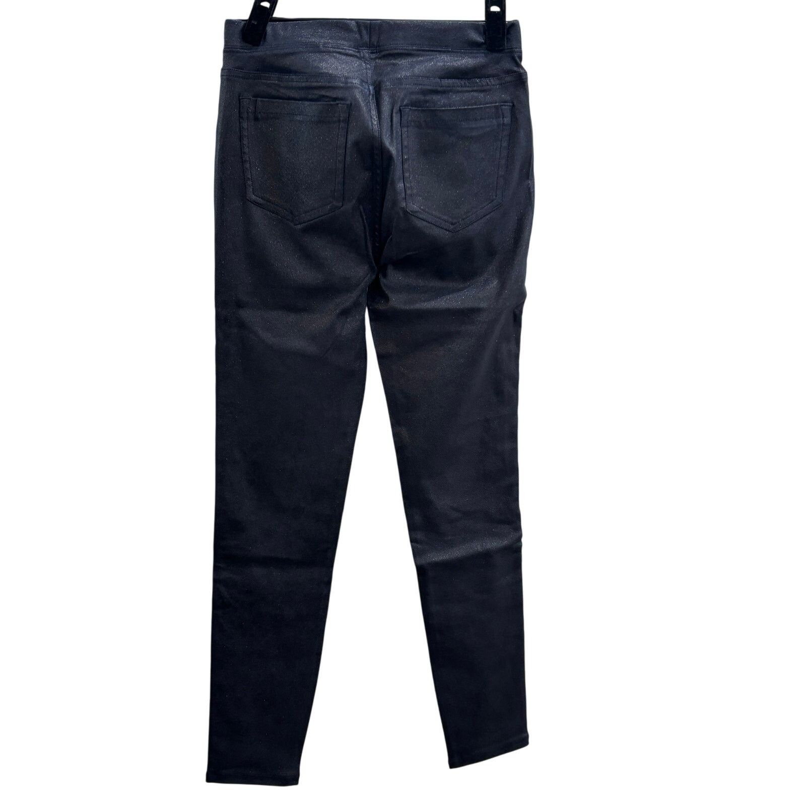 Other tractr Pull On Pants Shimmer Coated Navy Size 4/27 Size 27" / US 4 / IT 40 - 2 Thumbnail