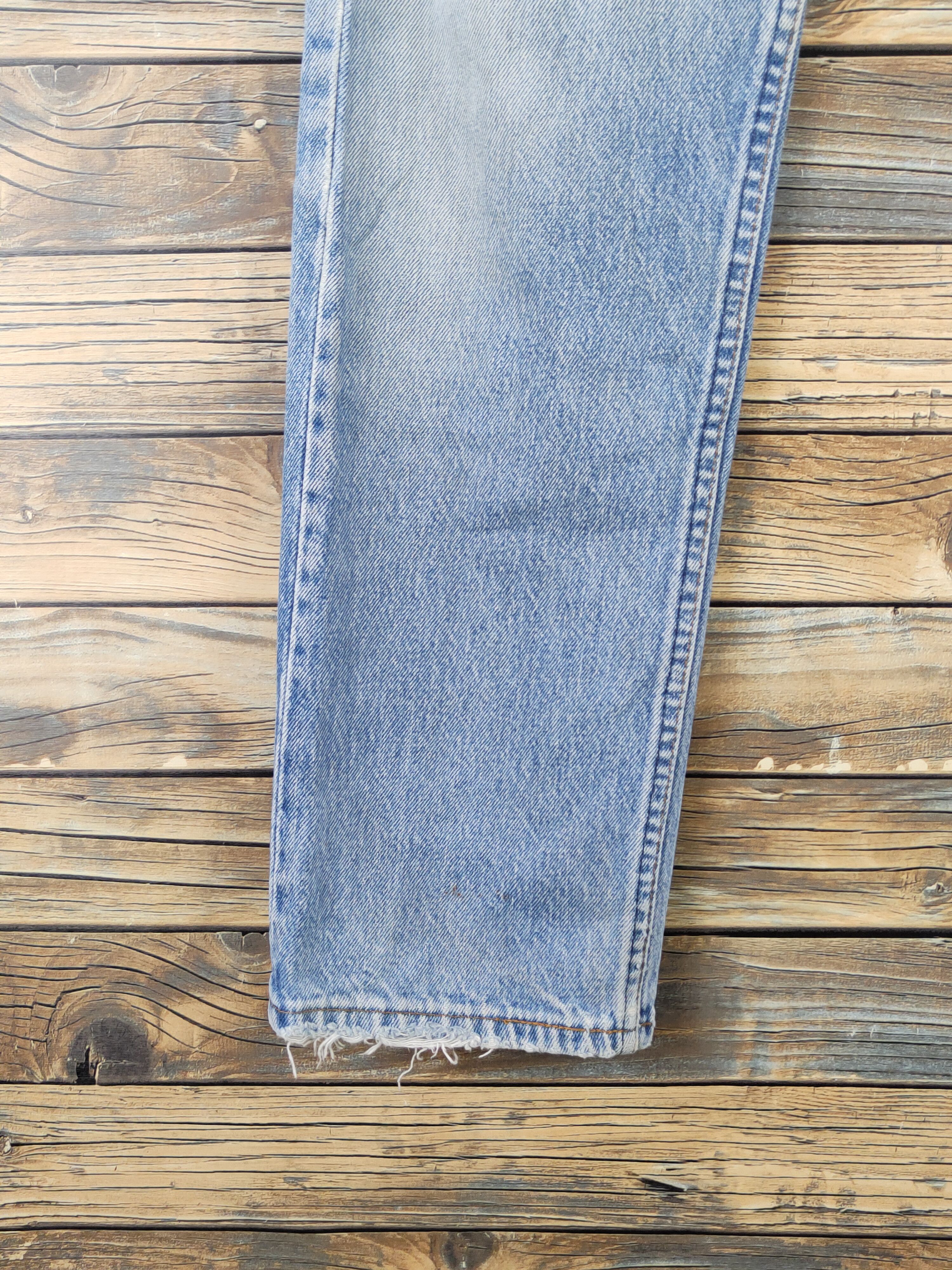 Levi's Levi's vintage faded Blue Distressed Ripped Jeans #W1837 Size US 28 / EU 44 - 4 Thumbnail