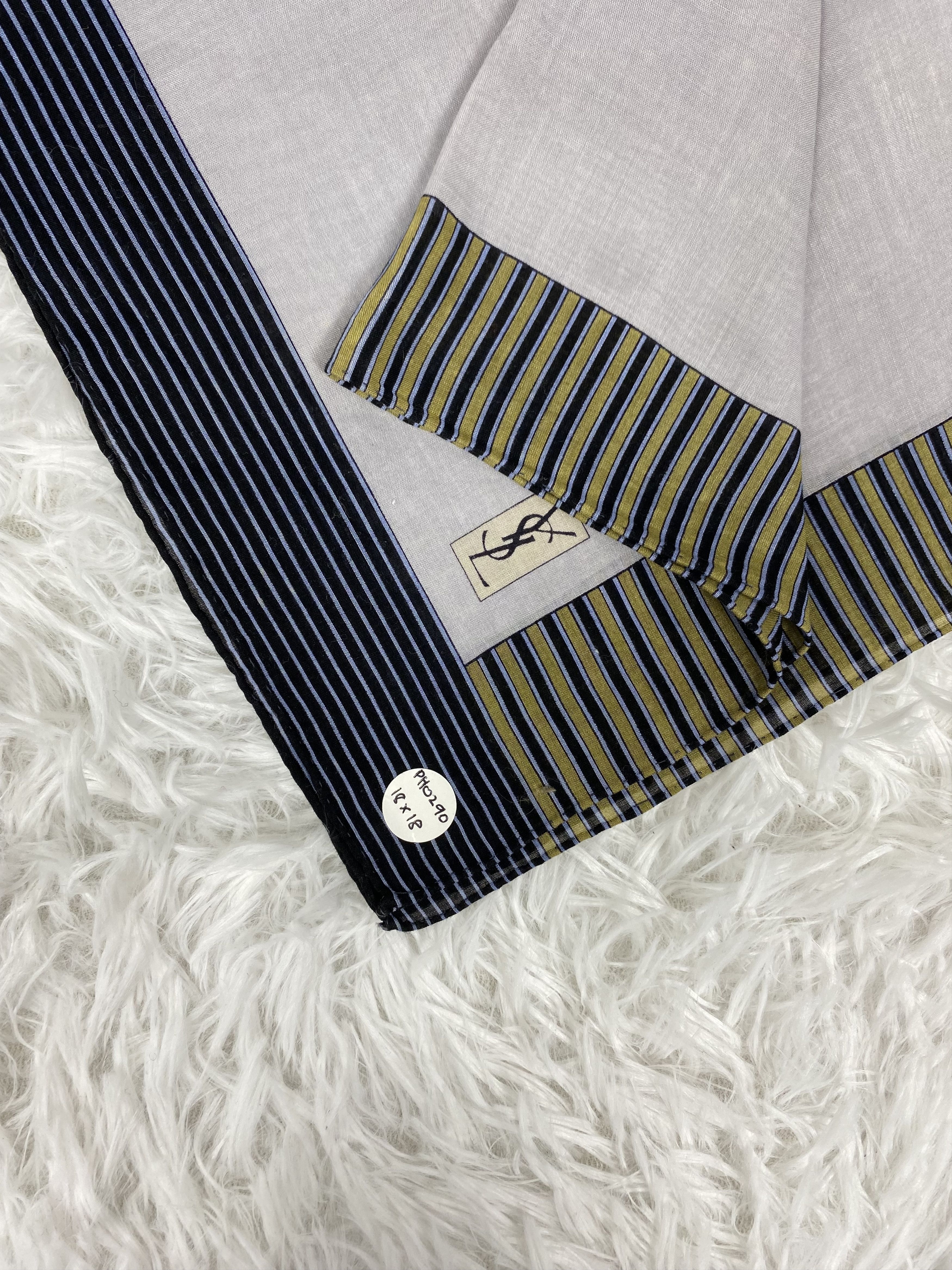 Vintage × Yves Saint Laurent Vintage Yves Saint Laurent Handkerchief Neckerchief PH0290 Size ONE SIZE - 2 Thumbnail