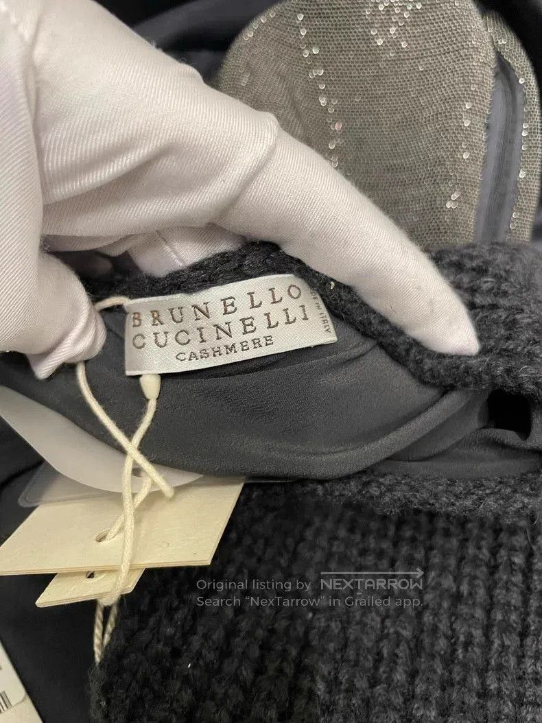 Brunello Cucinelli Brunello Cucinelli Black Silk Evening Dress . Size M / US 6-8 / IT 42-44 - 5 Thumbnail