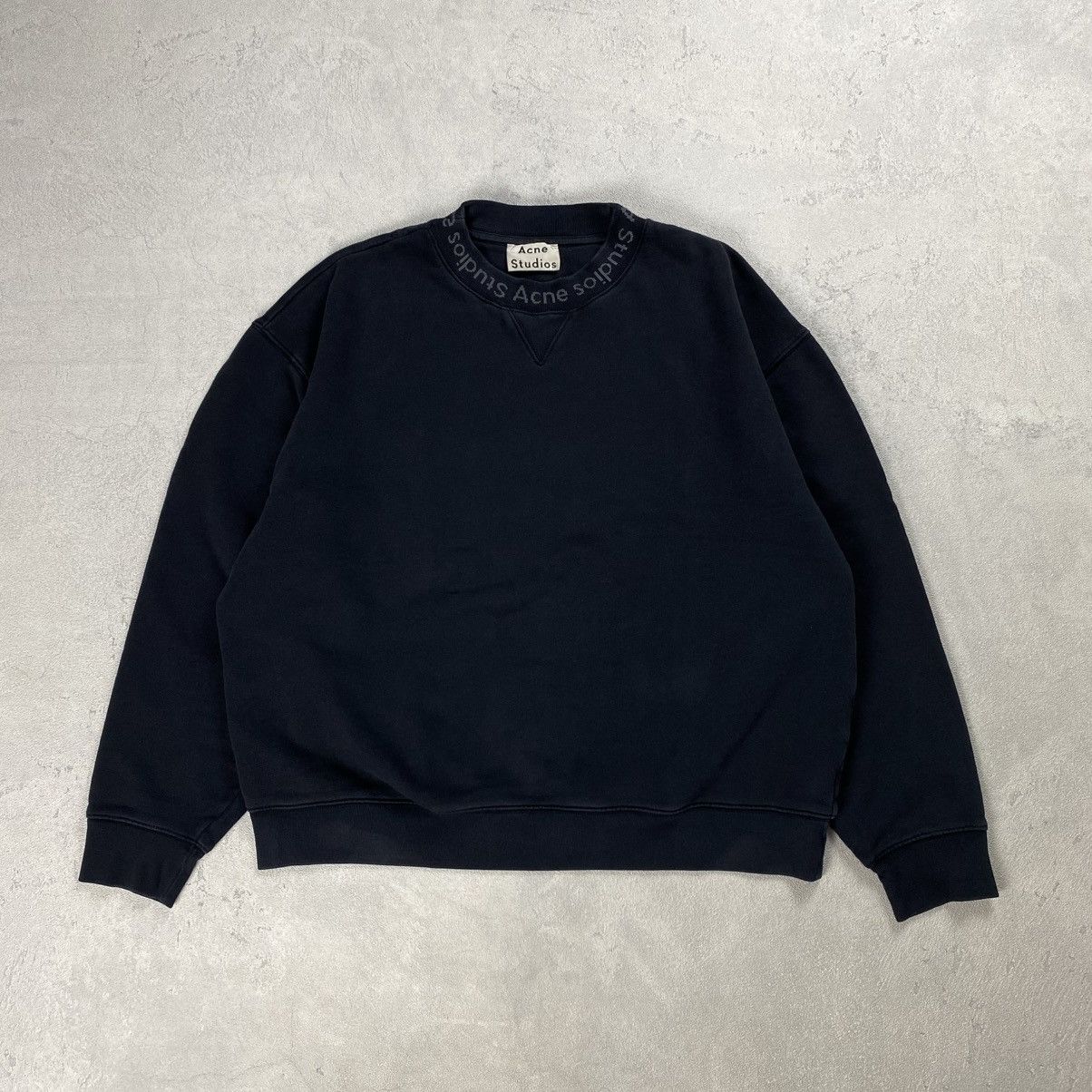 Acne Studios Acne Studios Flogho Oversize Sweatshirt Men's Size US L / EU 52-54 / 3 - 1 Thumbnail