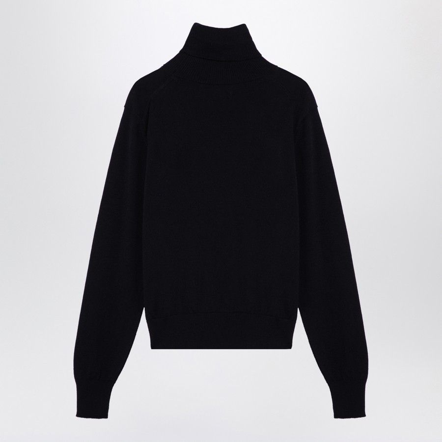 AMI o1d2blof0724 Turtleneck in Navy Size XS / US 0-2 / IT 36-38 - 2 Thumbnail
