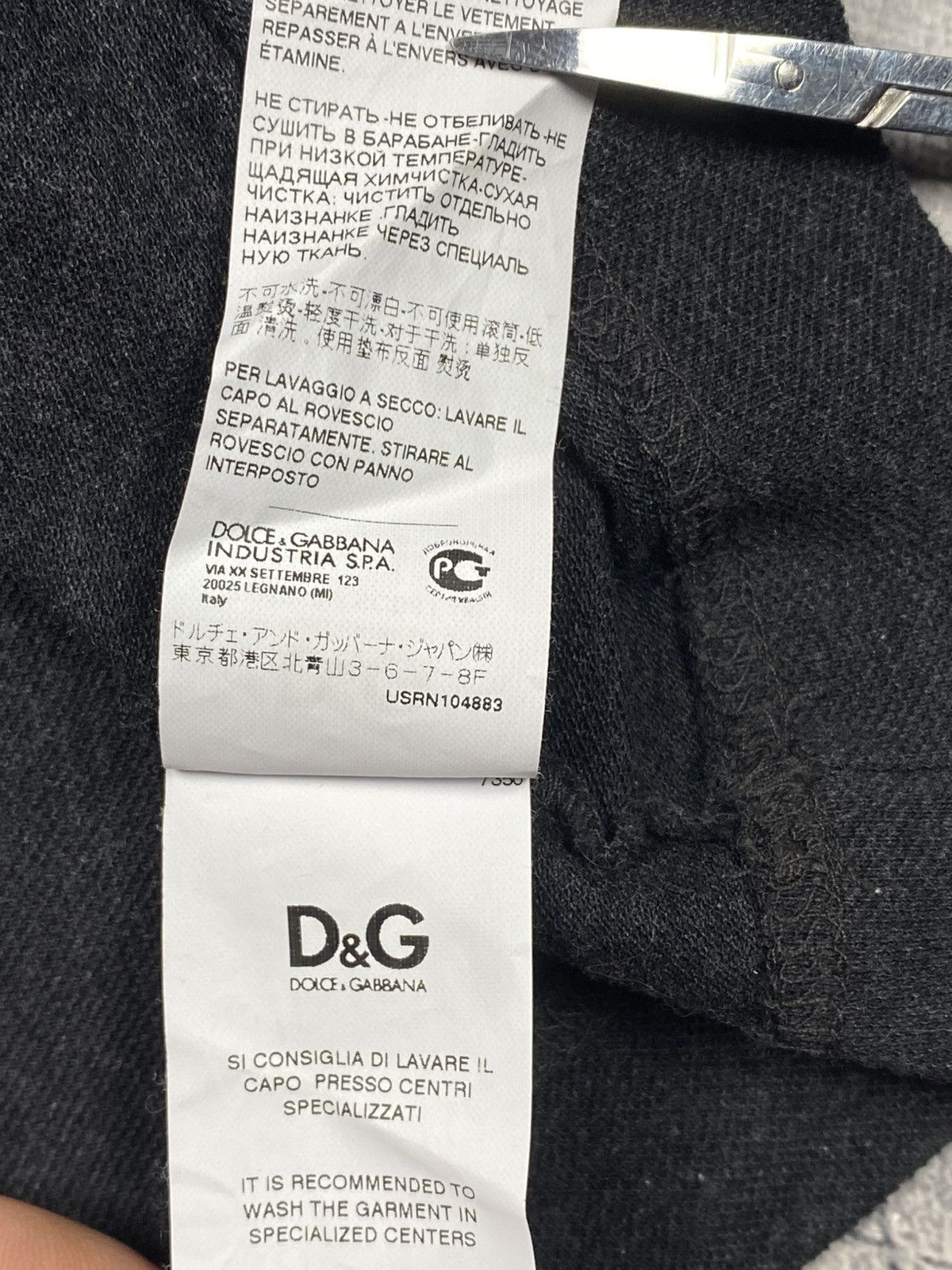 Dolce & Gabbana D&G Dolce & Gabbana Dark Gray Polo Shirt IT54 Size US L / EU 52-54 / 3 - 16 Thumbnail