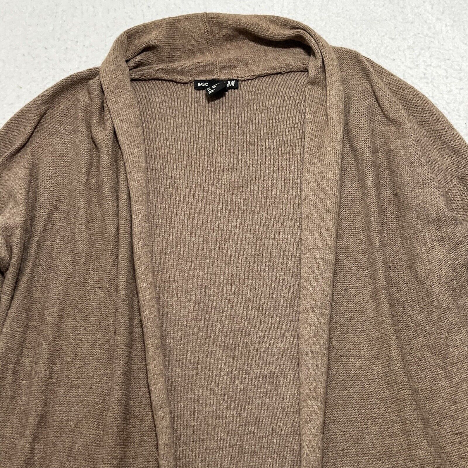H&M H&M Basic Womens XS Open Front Angora Blend Cardigan Sweater Size XS / US 0-2 / IT 36-38 - 2 Thumbnail