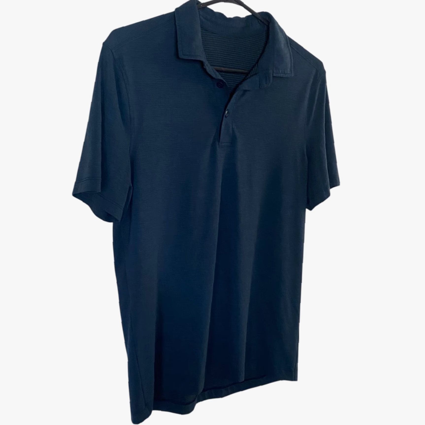 Lululemon VINTAGE Lululemon Evolution Polo Shirt Navy Blue Mens Small Short-Sleeve 4-Way Stretch Size US S / EU 44-46 / 1 - 3 Thumbnail
