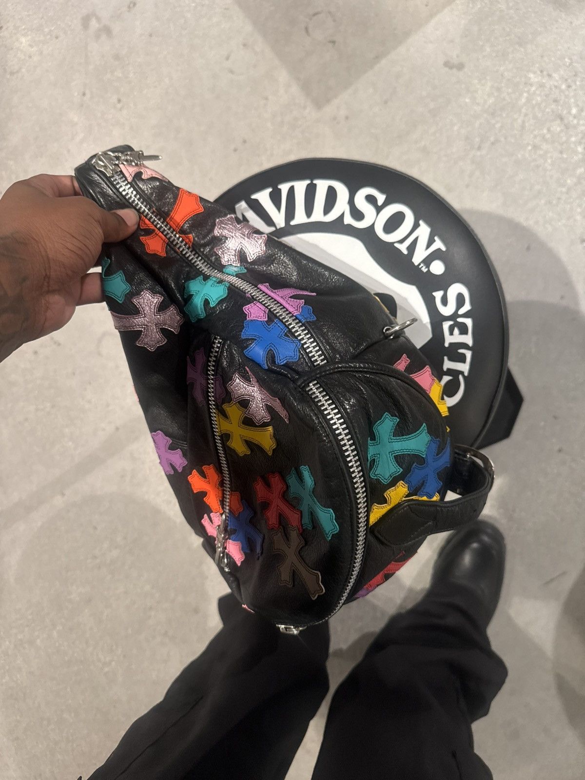 Chrome Hearts XXL SNAT BAG FLOODED RAINBOW Size ONE SIZE - 19 Thumbnail