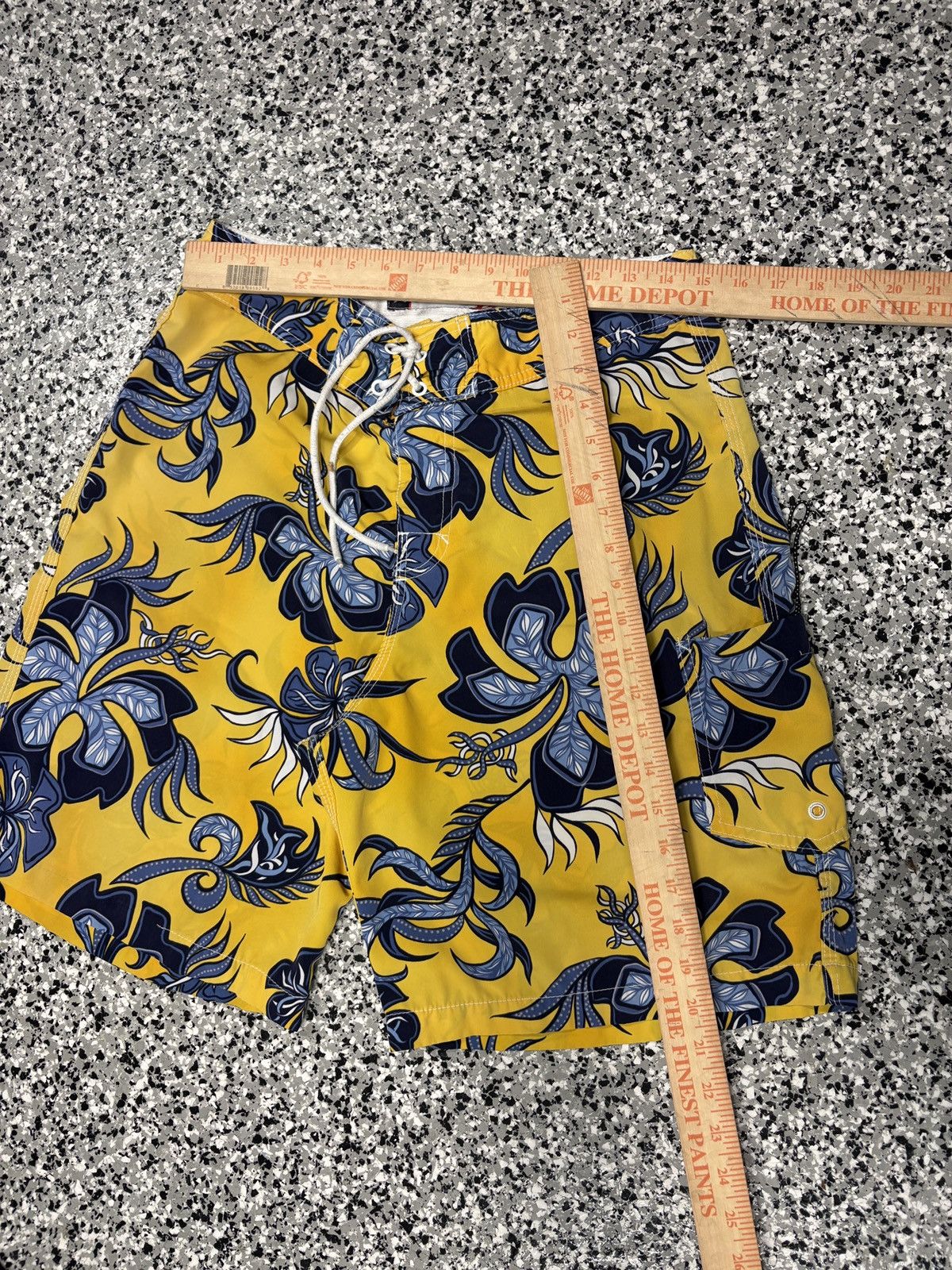 Rusty Vintage Rusty Hawaiian Floral Baggy Board Shorts Size 32 Size US 32 / EU 48 - 6 Thumbnail