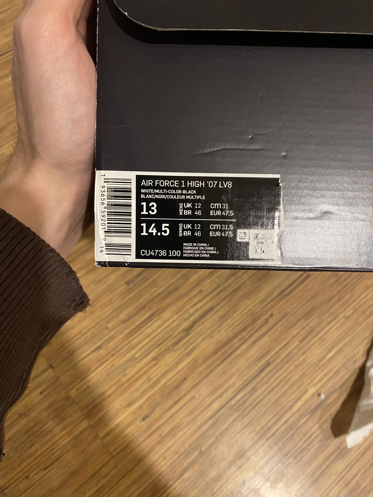 Nike Air Force 1 High ‘07 LV8 - Size 13 Size US 13 / EU 46 - 7 Thumbnail