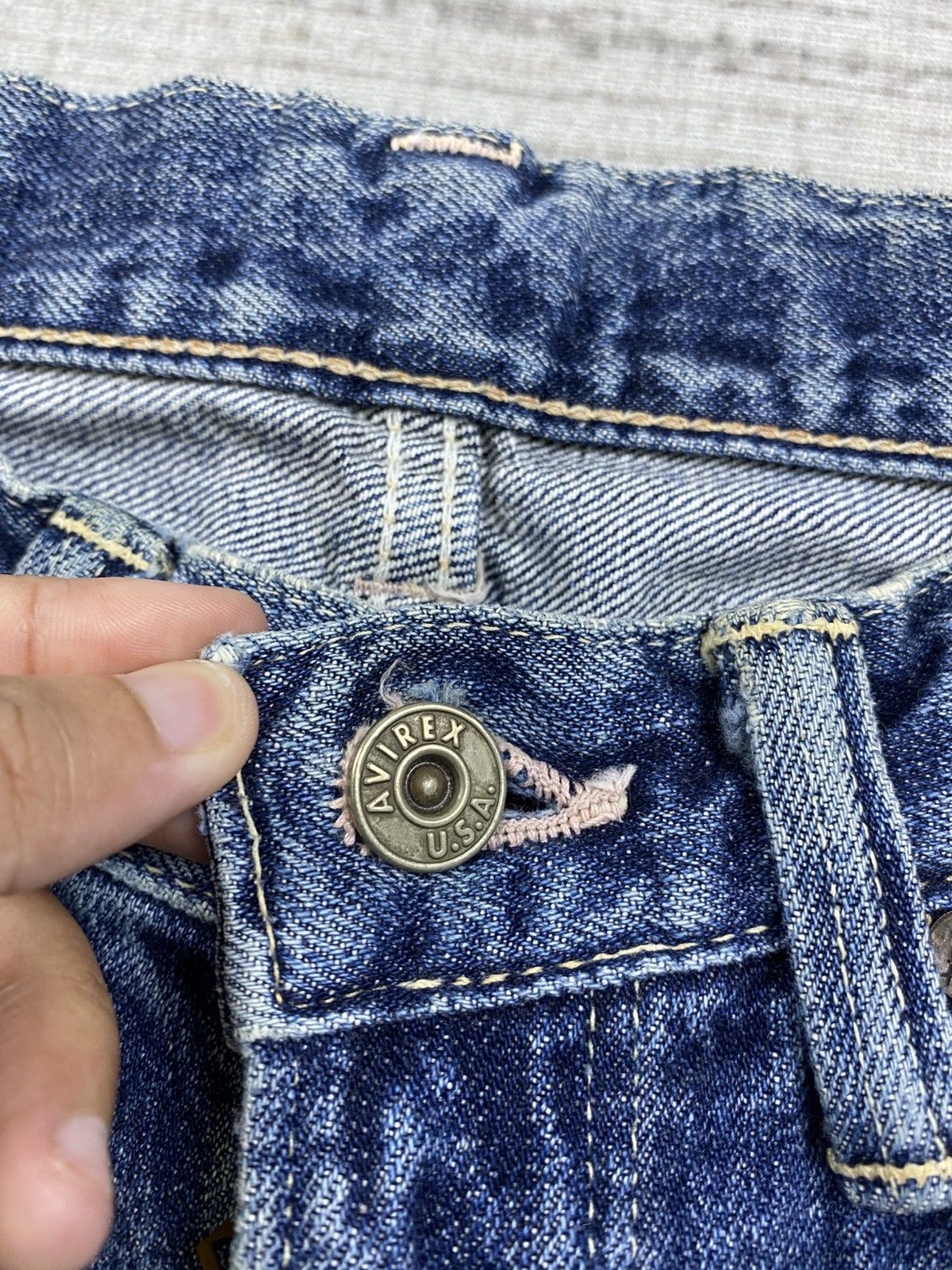 Avirex Vintage Avirex Distressed Denim Jeans Size US 28 / EU 44 - 13 Thumbnail