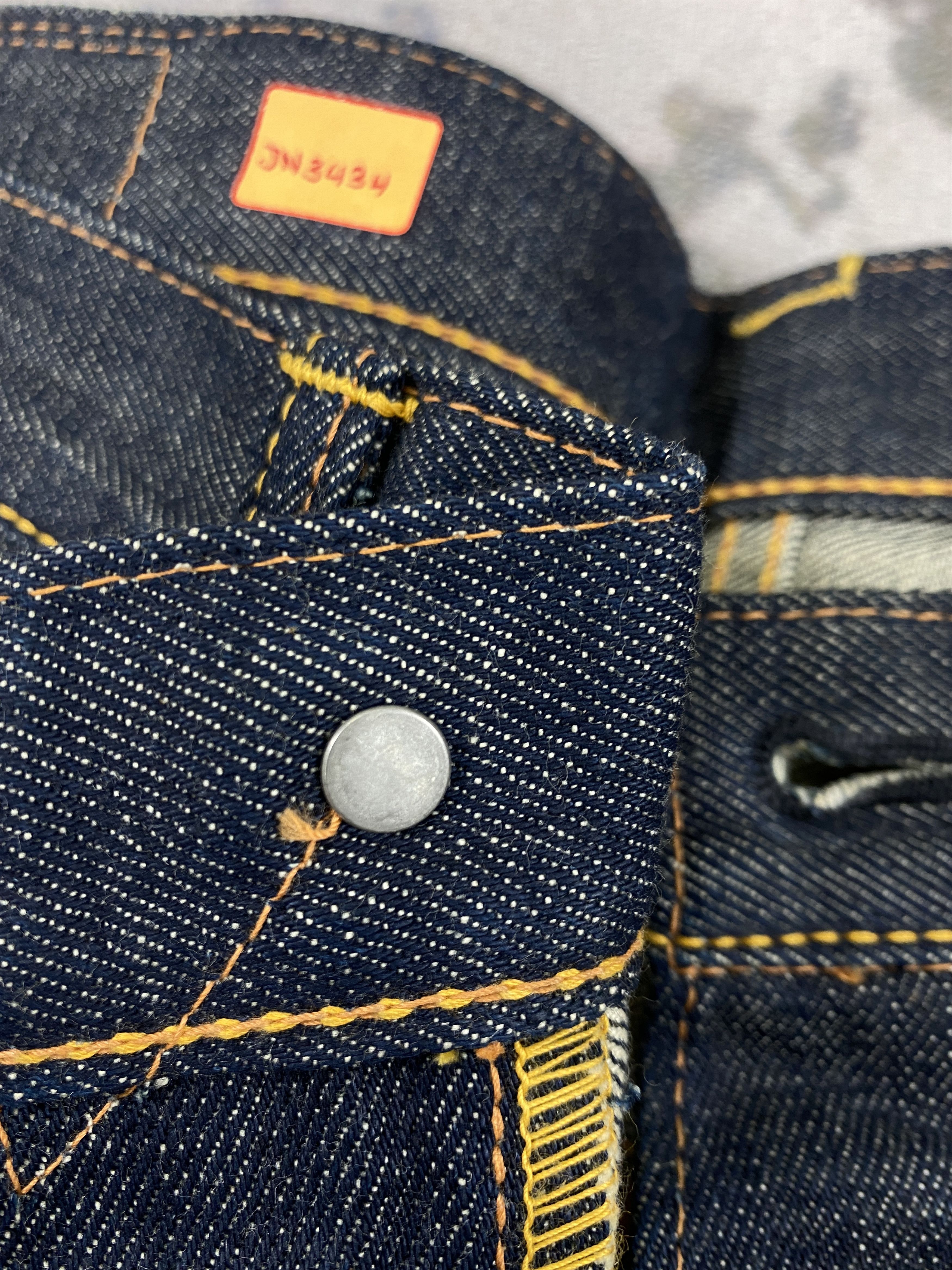 Evisu × Japanese Brand REDLINE EVISU X ANDY SOUWER DAICOCK 32x30.5 Denim-JN3434 Size US 32 / EU 48 - 6 Thumbnail