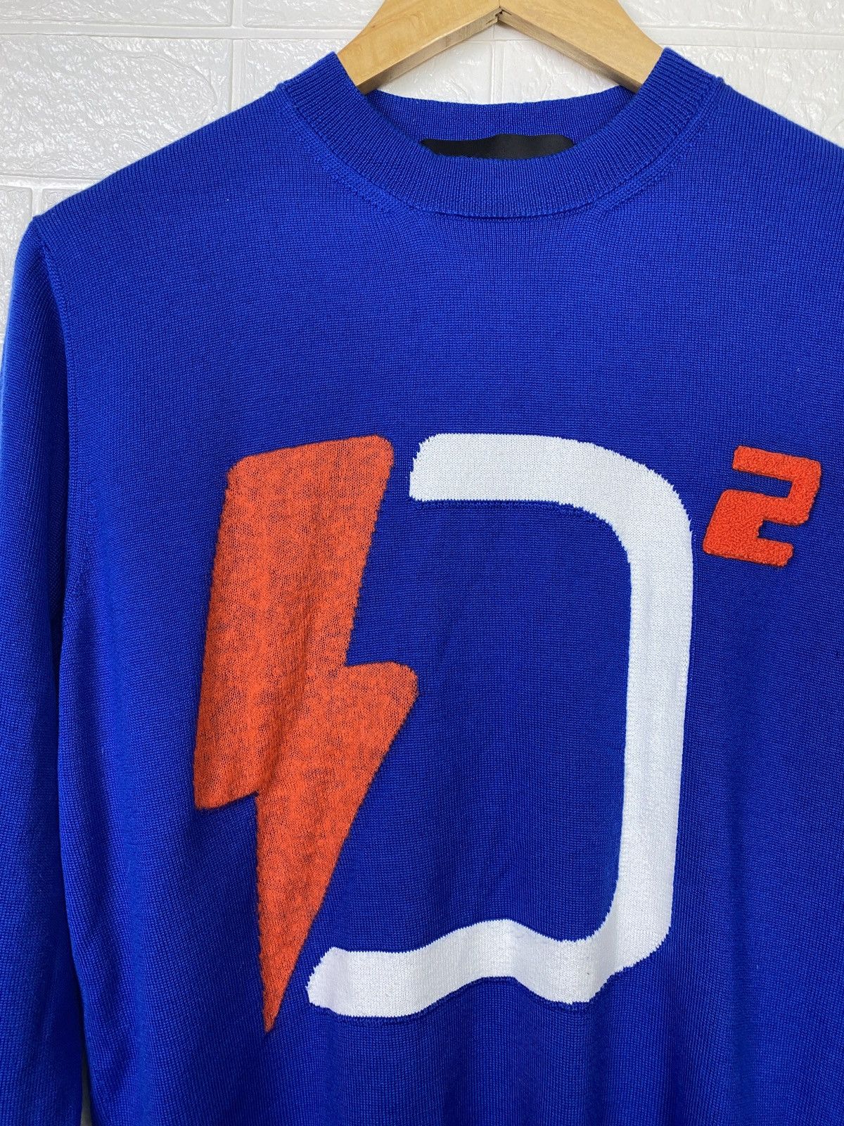 Dsquared2 DSQUARED2 SWEATER Logo big d2 blue Size M Size US M / EU 48-50 / 2 - 4 Thumbnail