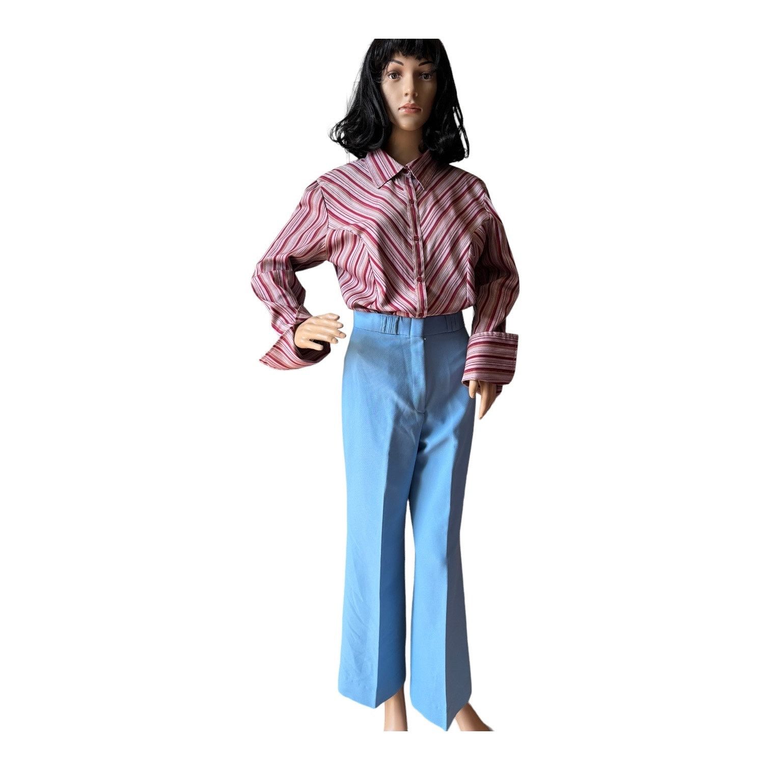 Vintage 60s suit yourself by Alexanders High Rise wide leg pant Size 27" / US 4 / IT 40 - 1 Thumbnail