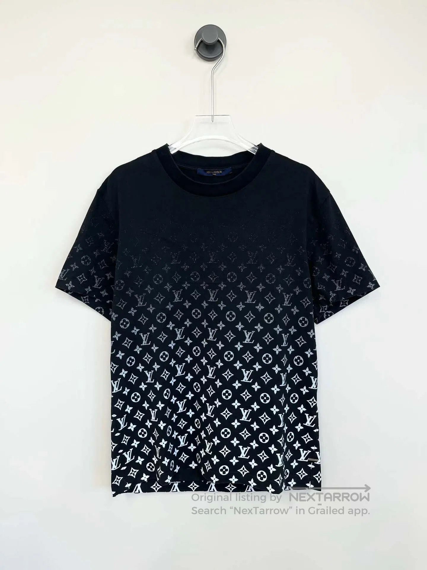 Louis Vuitton Louis Vuitton Black Monogram Gradient Logo Short Sleeve| Size US S / EU 44-46 / 1 - 1 Thumbnail