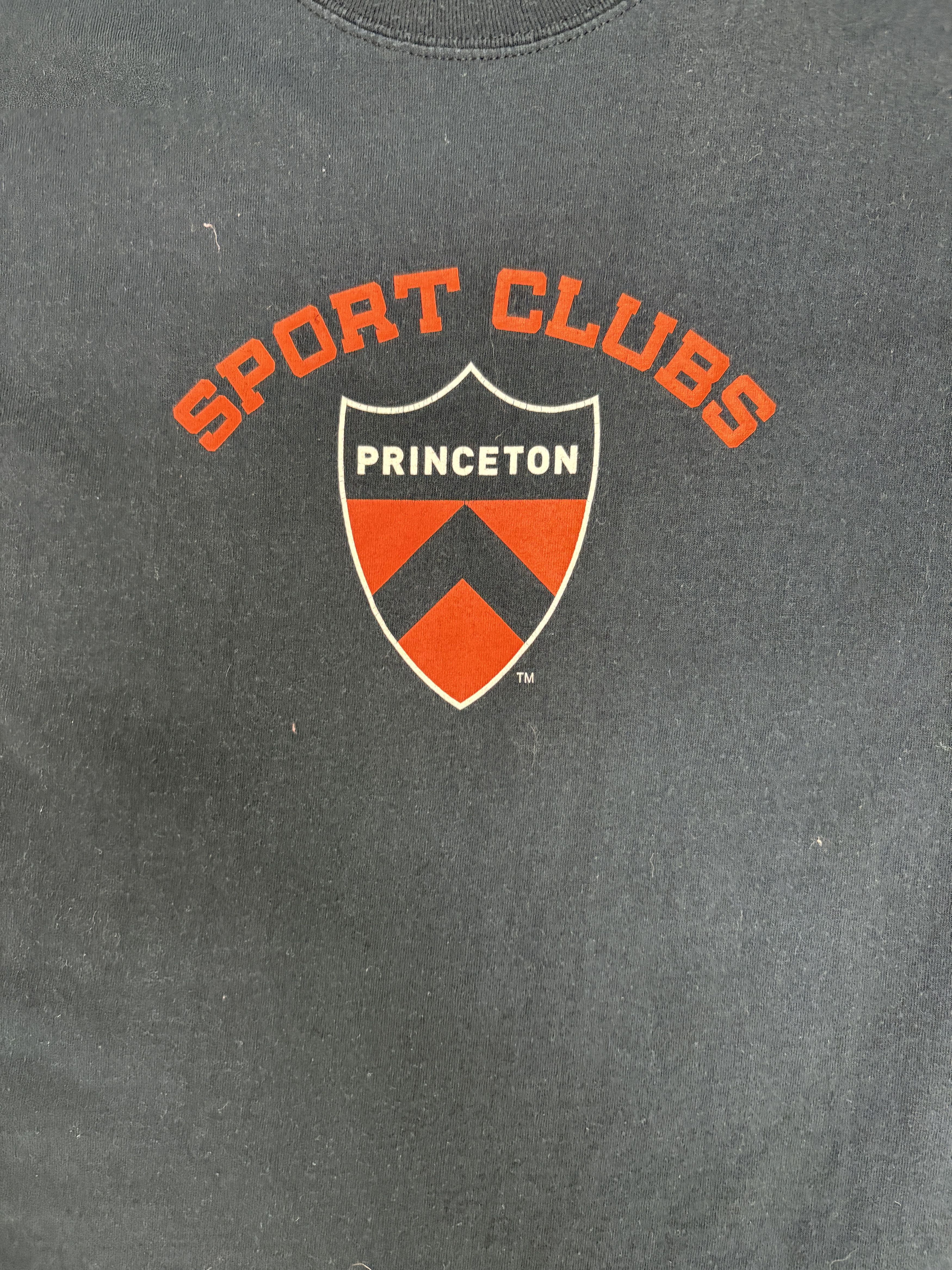 Vintage Princeton Sport Clubs Vintage Blue T-Shirt Tee Size US L / EU 52-54 / 3 - 2 Thumbnail