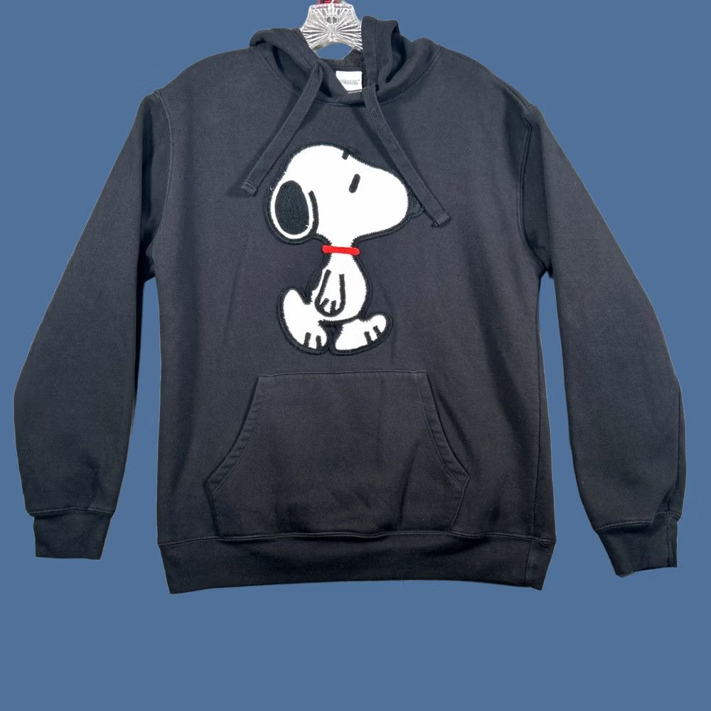 Peanuts Peanuts Snoopy Hoodie Womens Sweatshirt Size M Pockets Black Size M / US 6-8 / IT 42-44 - 1 Thumbnail