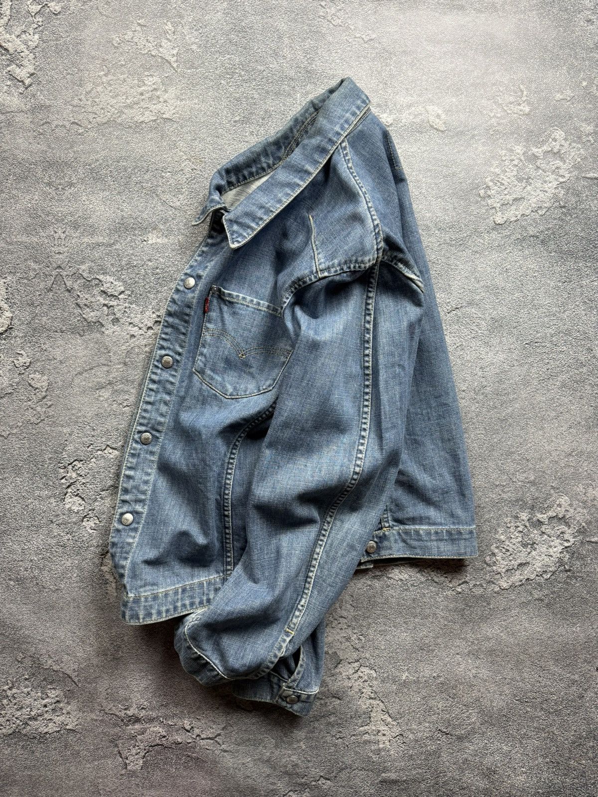 Levi's Levi's Engineered 70100 Vintage 2000's Denim Trucker Jacket Size US M / EU 48-50 / 2 - 3 Thumbnail