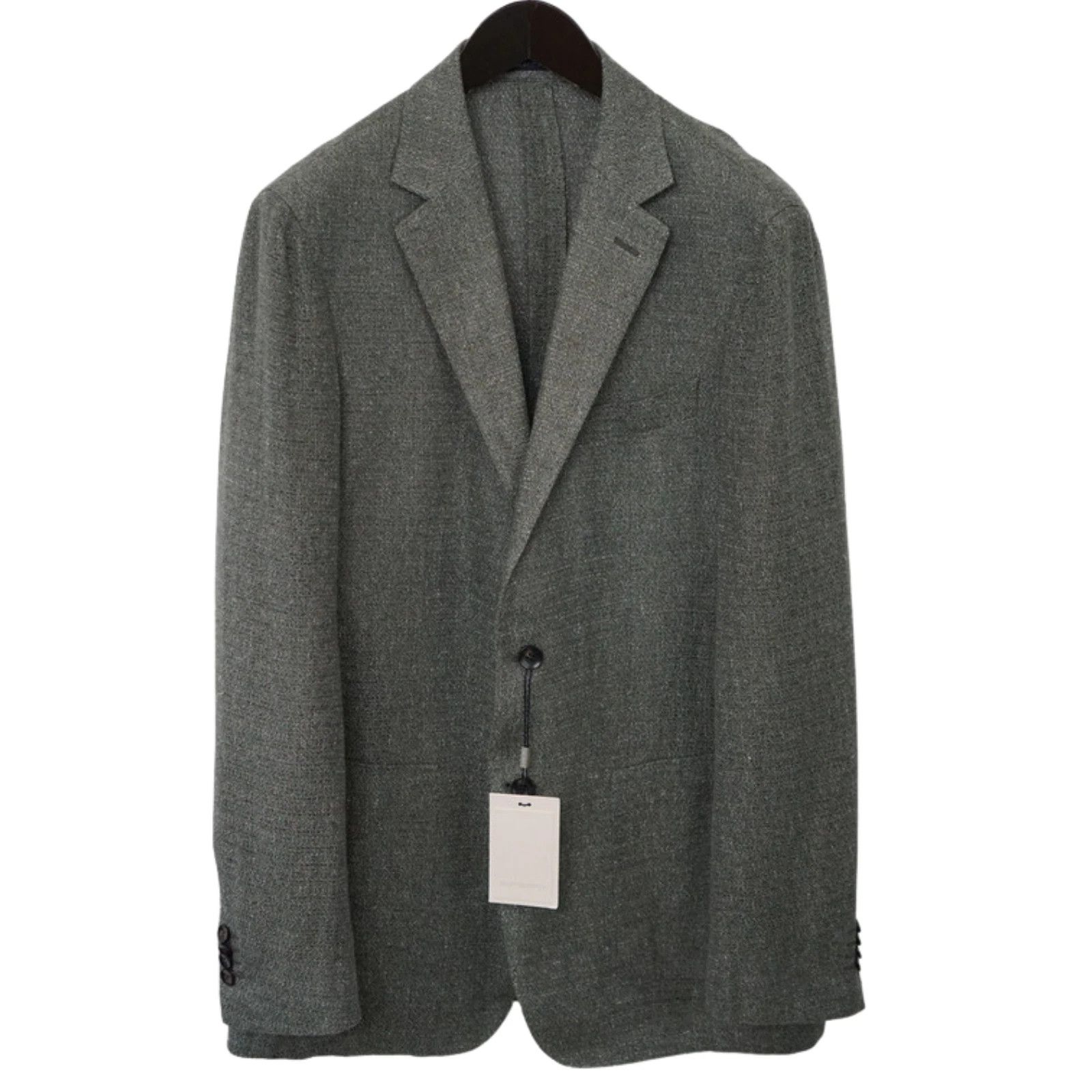 Suitsupply Men Suitsupply Blazer Havana Patch Unlined Silk Ferla US44L Size 44L - 1 Thumbnail
