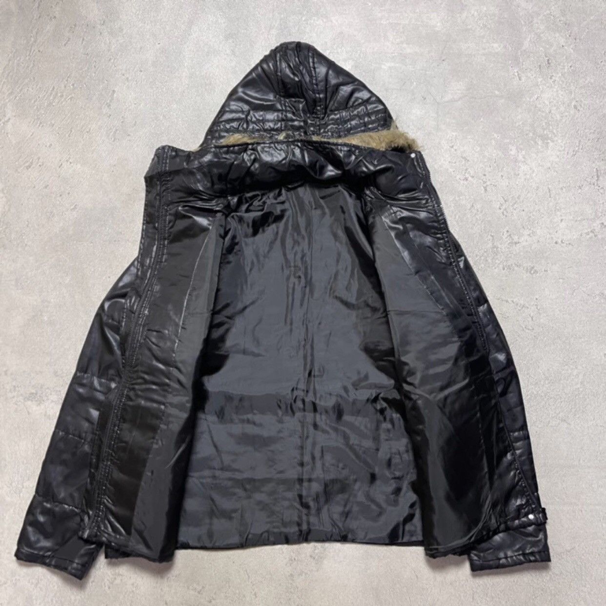 14th Addiction 2000s Being More LGB Style Puffer Faux Fur Jacket Size US XL / EU 56 / 4 - 4 Thumbnail