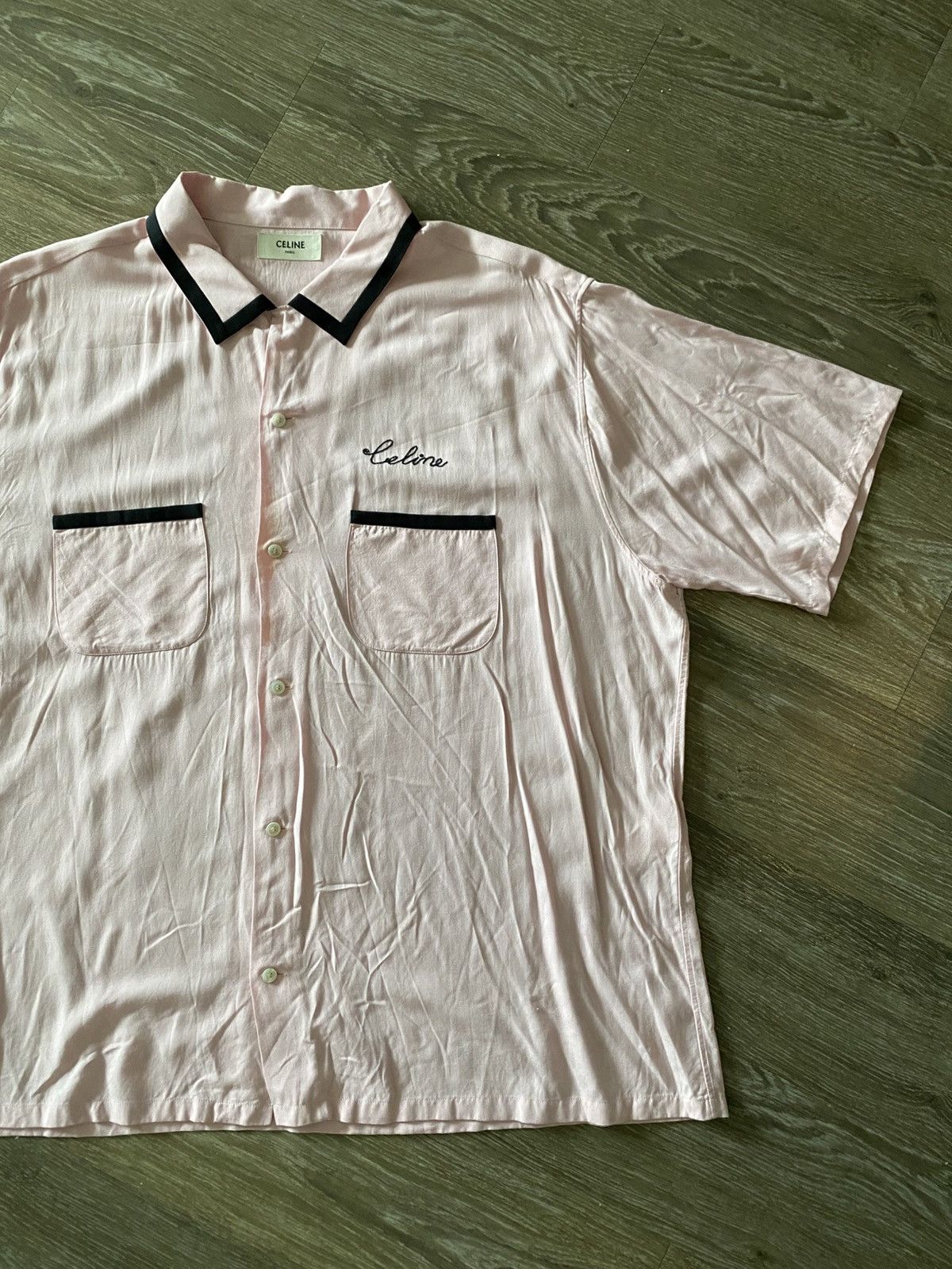 Celine Celine 1960 Chain Stitched Inspired Button Up Size US XXL / EU 58 / 5 - 1 Thumbnail